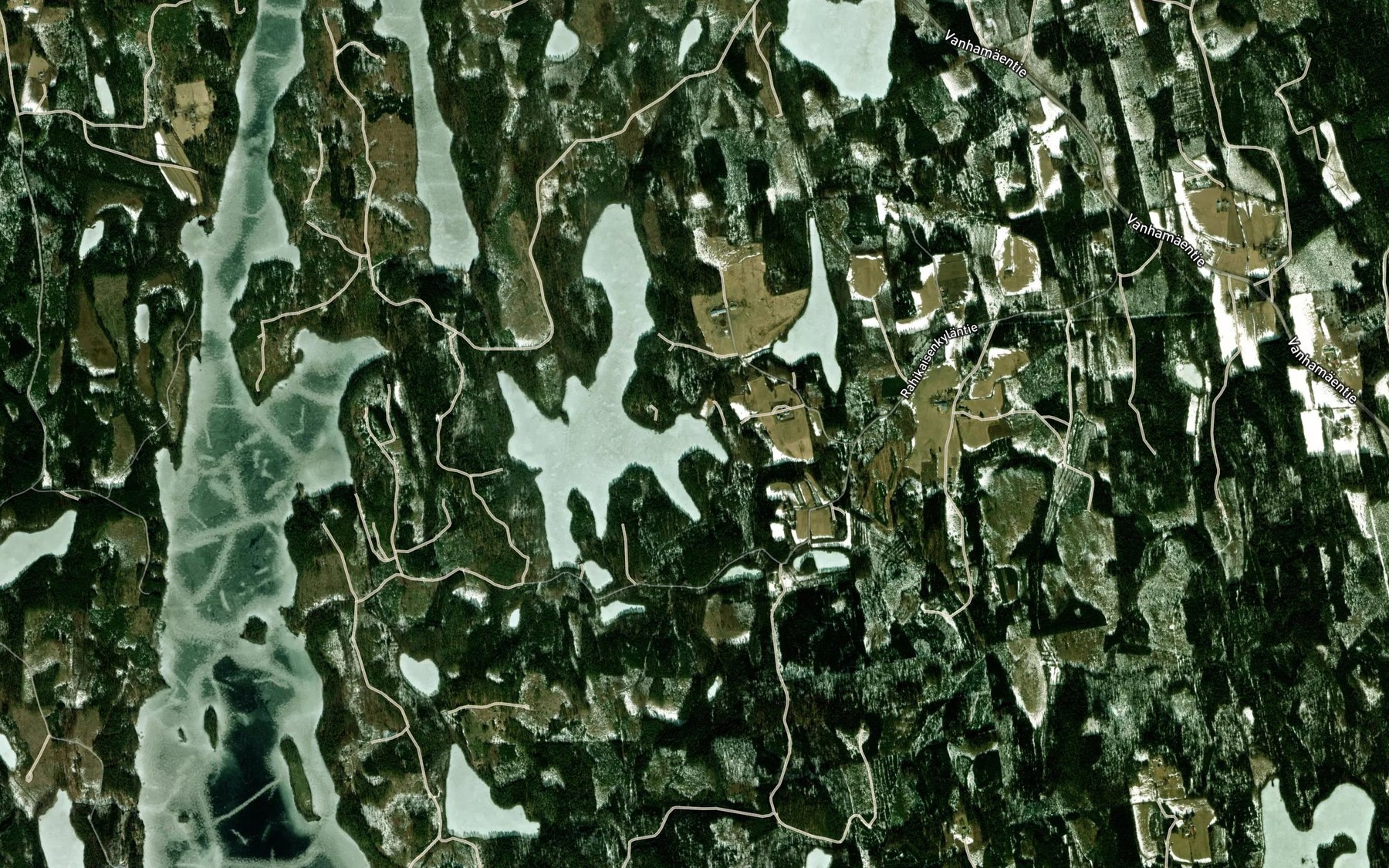 Satellite map of the Kankaanlahti