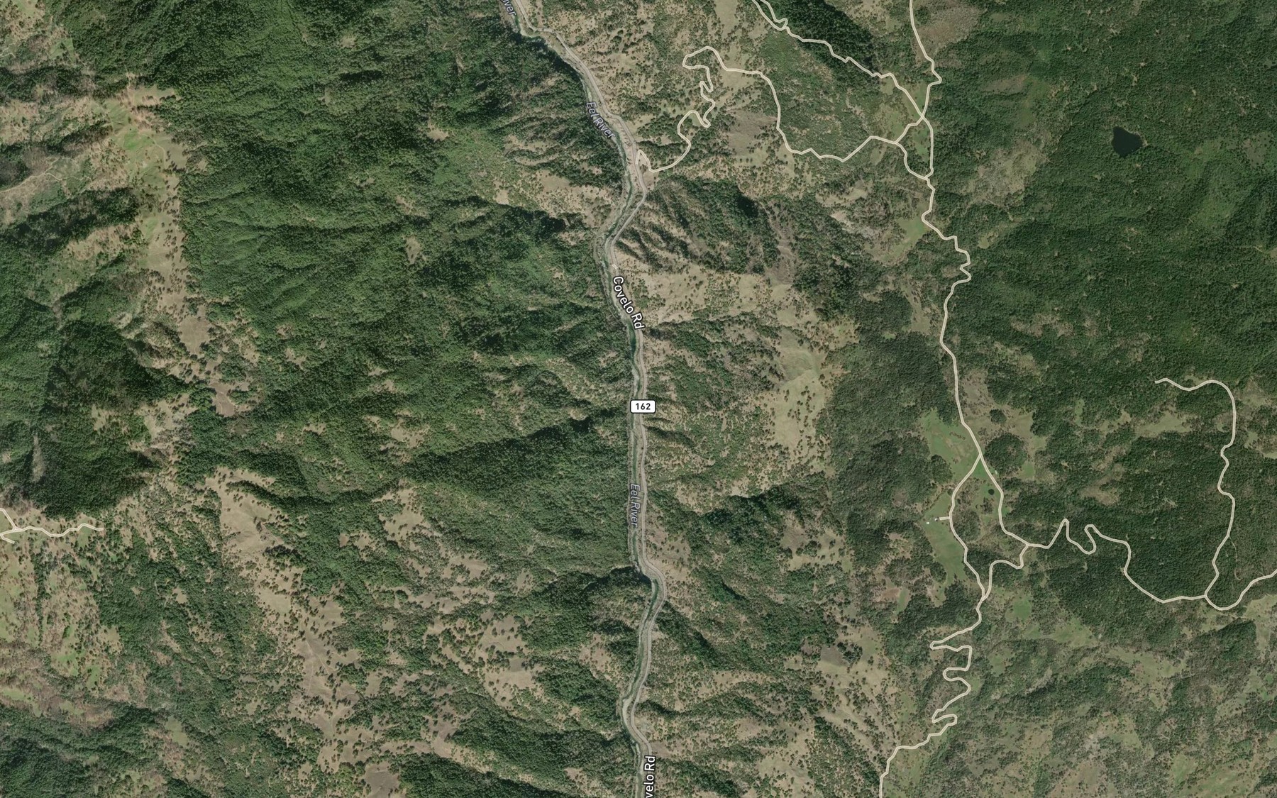 Satellite map of the Tatu Creek