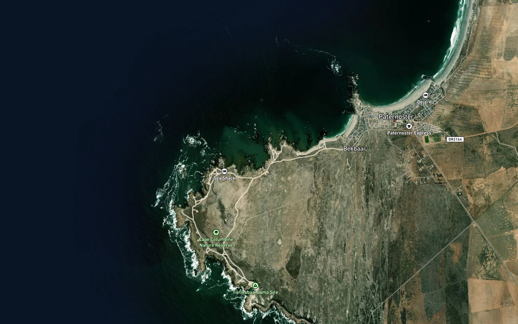 Satellite map of the Modderbaai