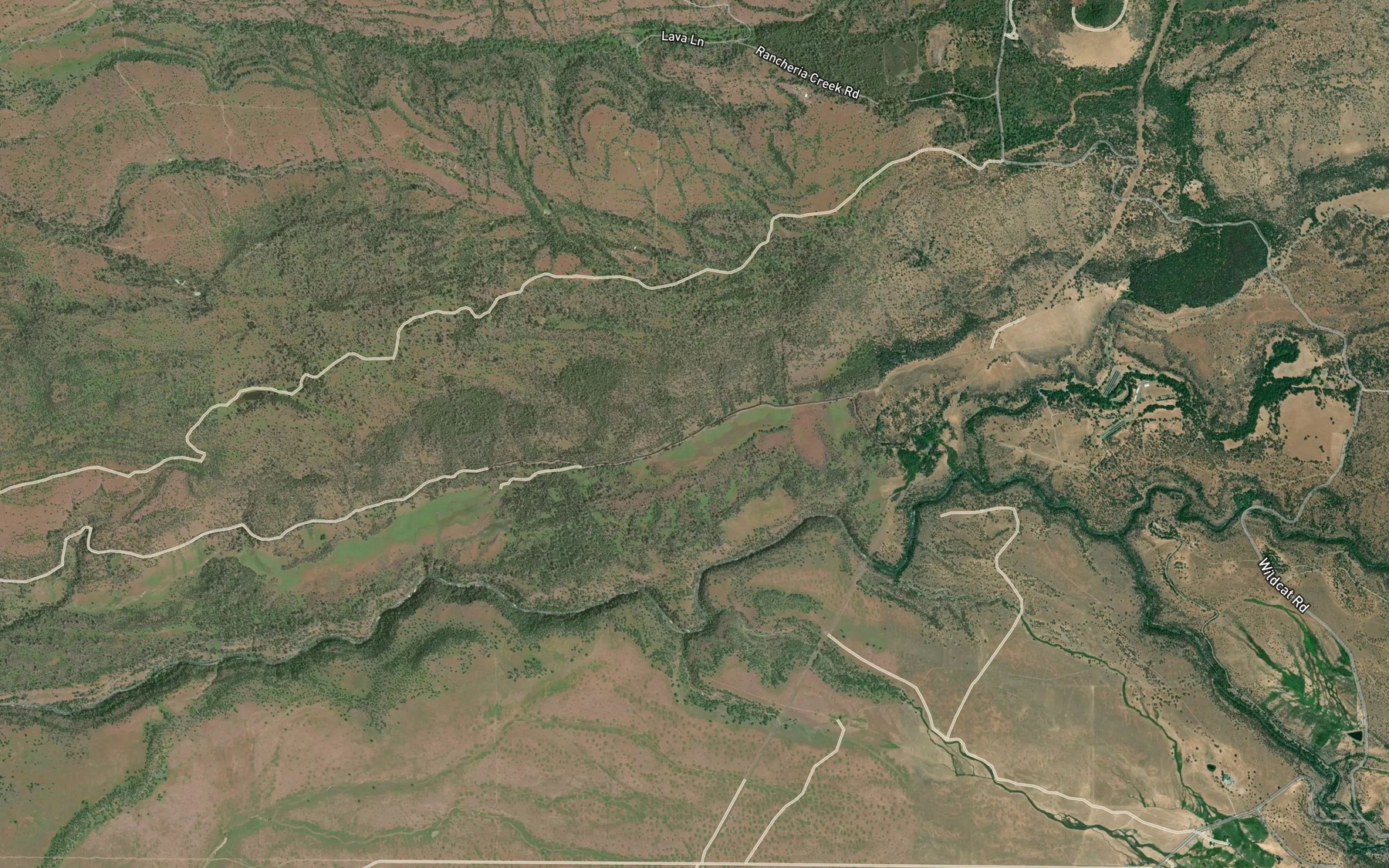 Satellite map of the Coleman Canal