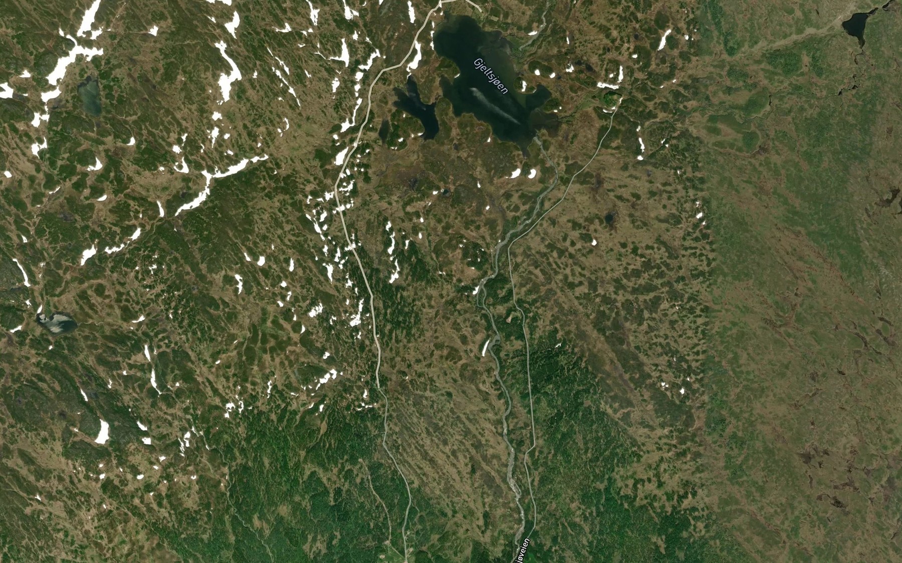 Satellite map of the Bendixbekken