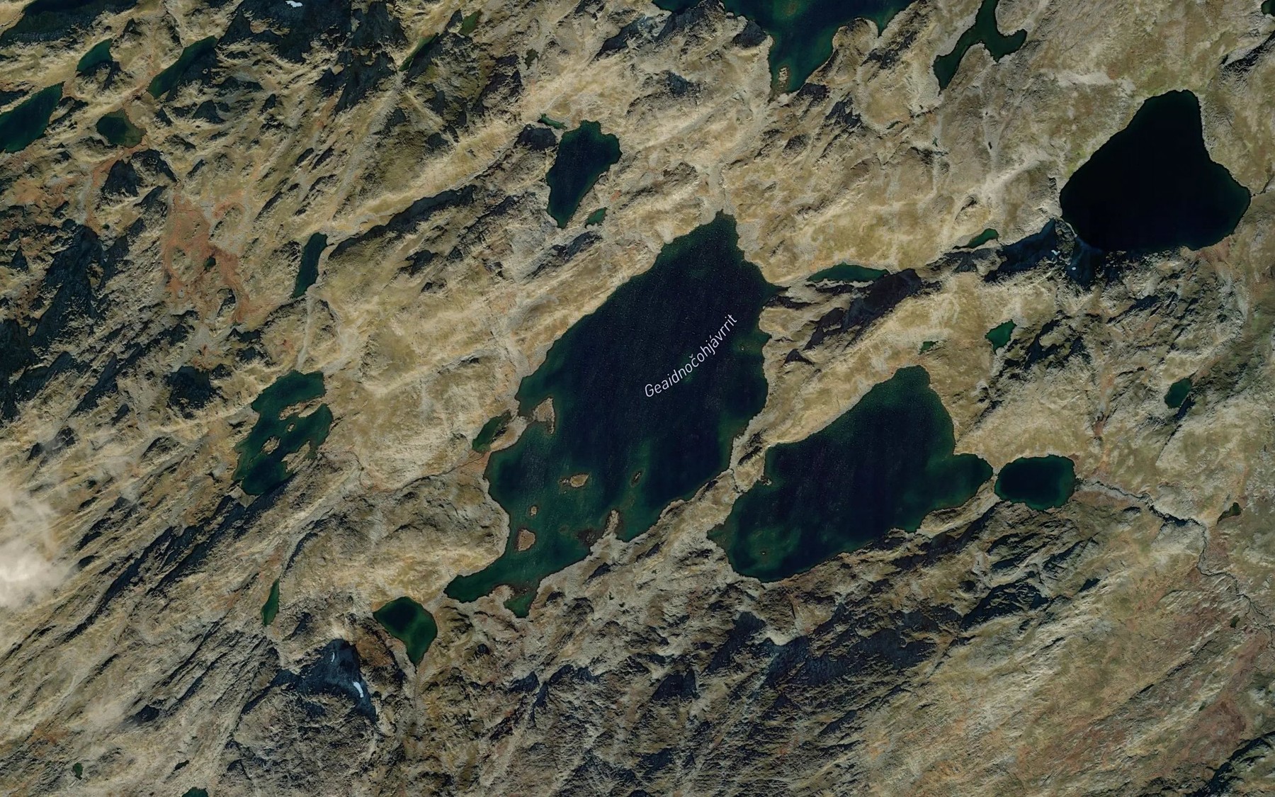 Satellite map of the Geaidnocohjavri