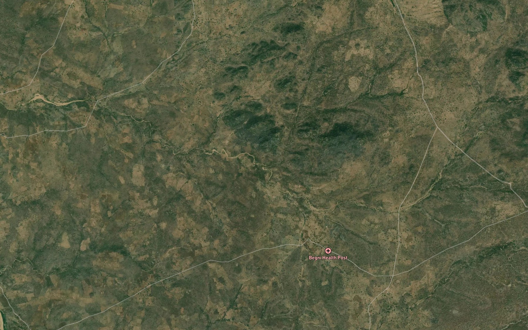 Satellite map of the Mayo Gbika