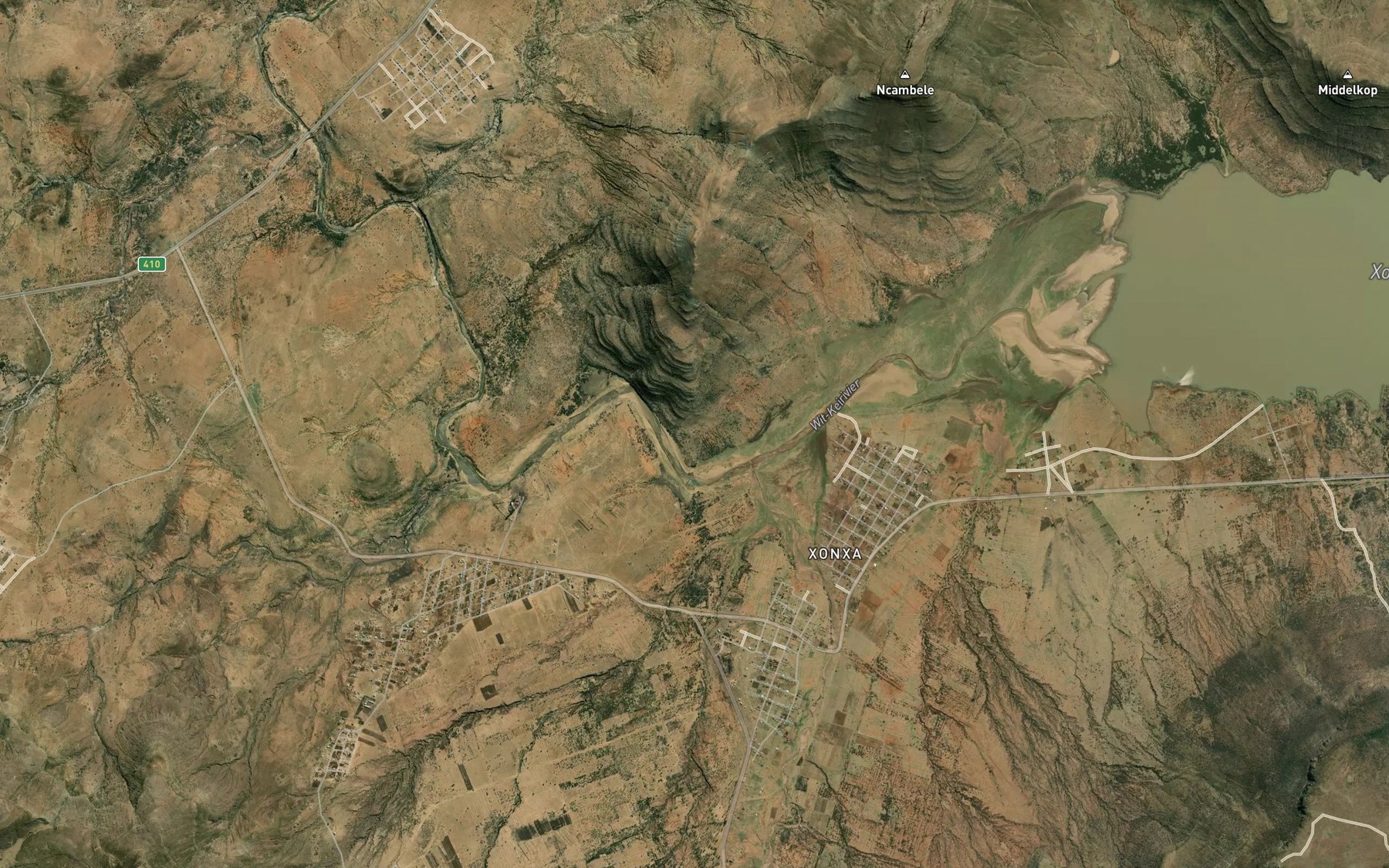 Satellite map of the Jekeni