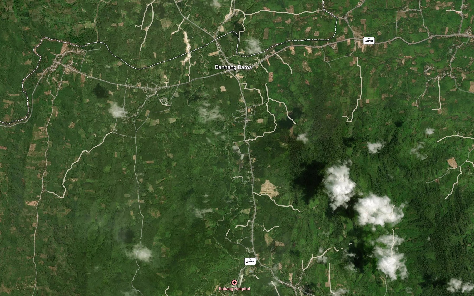 Satellite map of the Nong Cho Bo