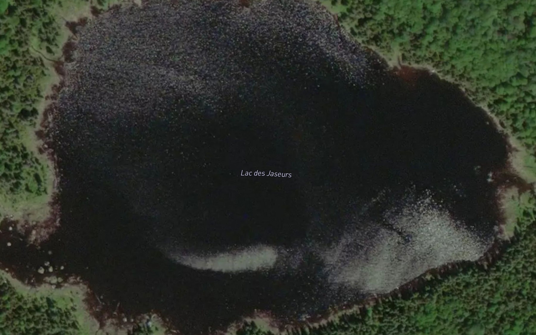Satellite map of the Lac des Jaseurs