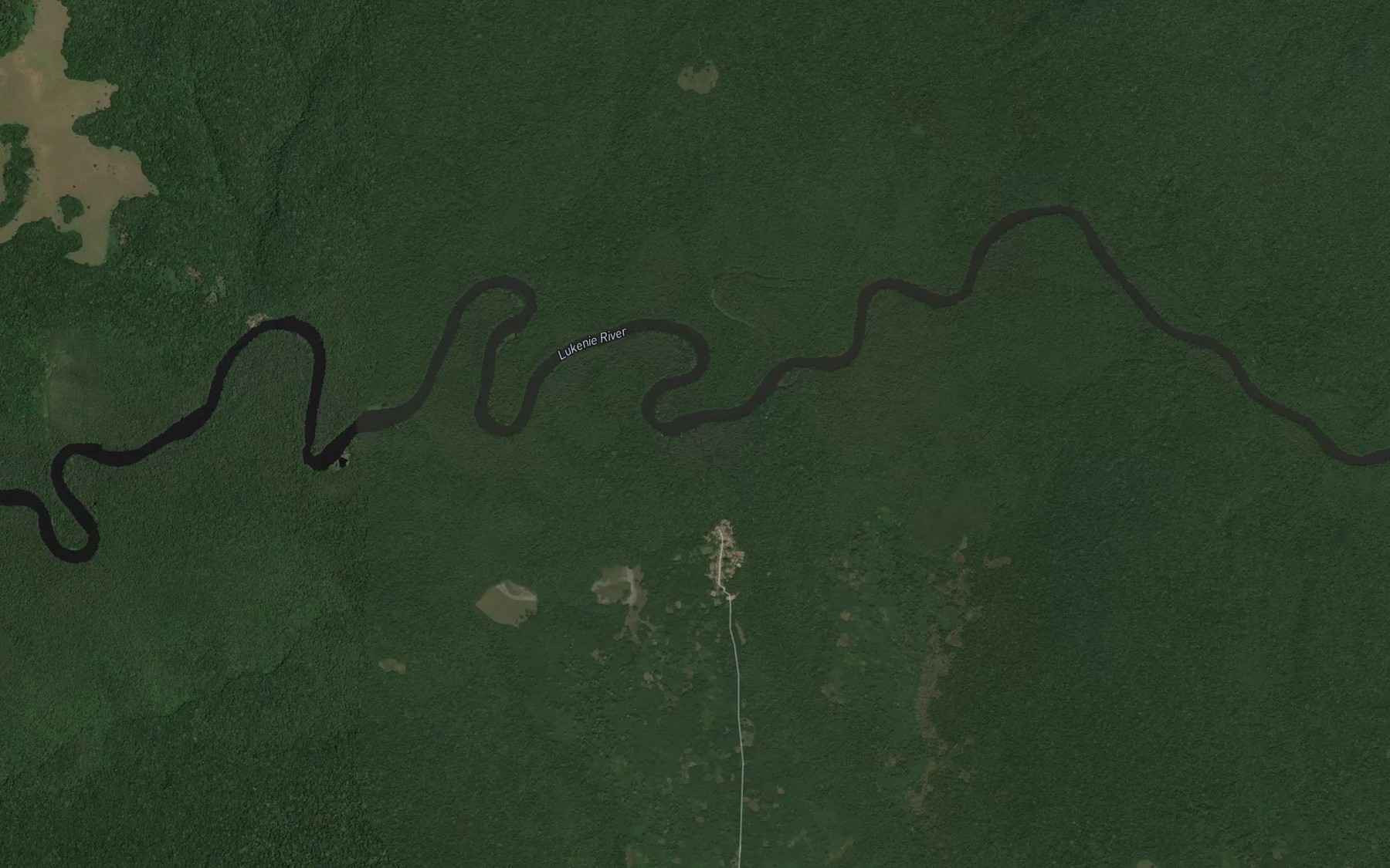 Satellite map of the Luile