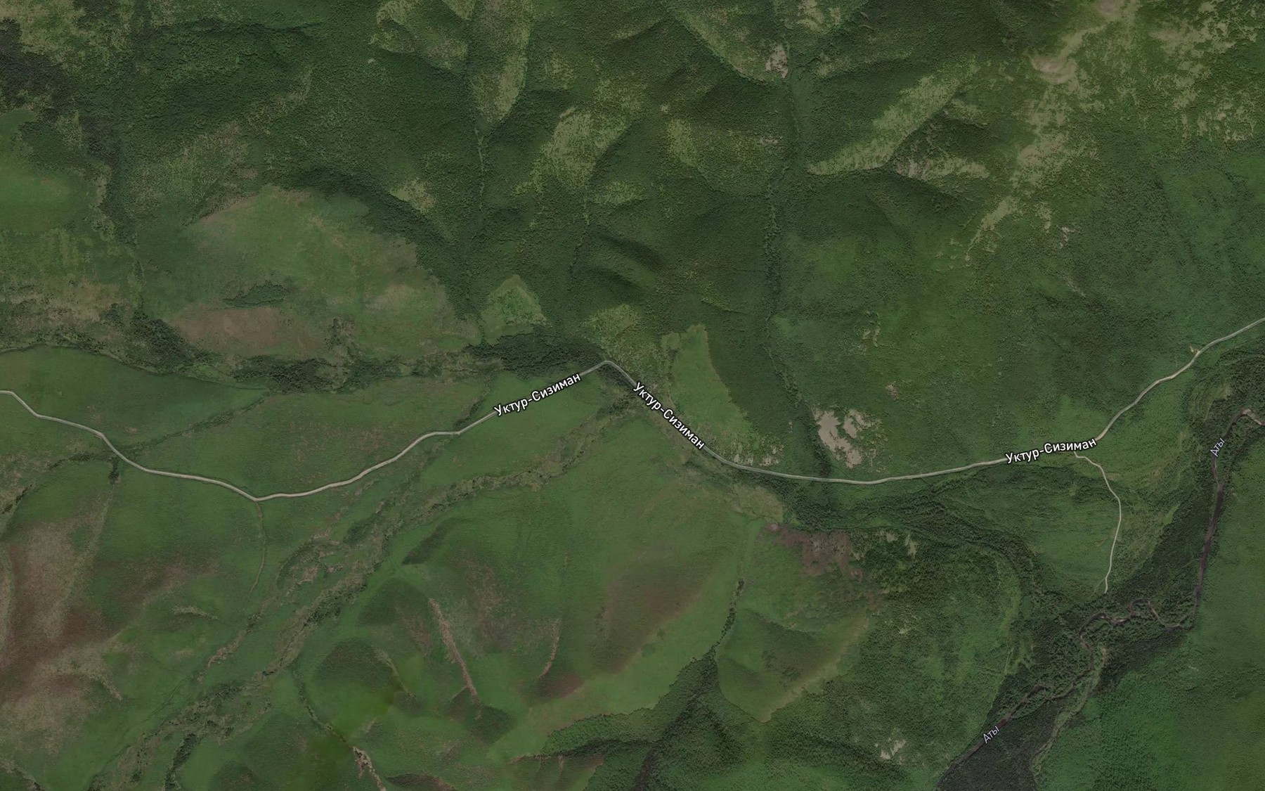 Satellite map of the Propadayushchiy