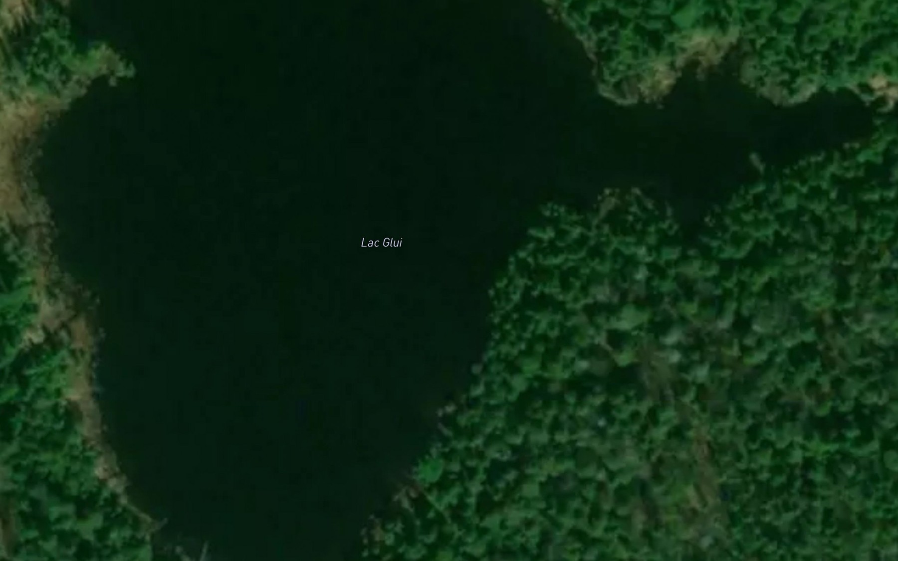Satellite map of the Lac Glui