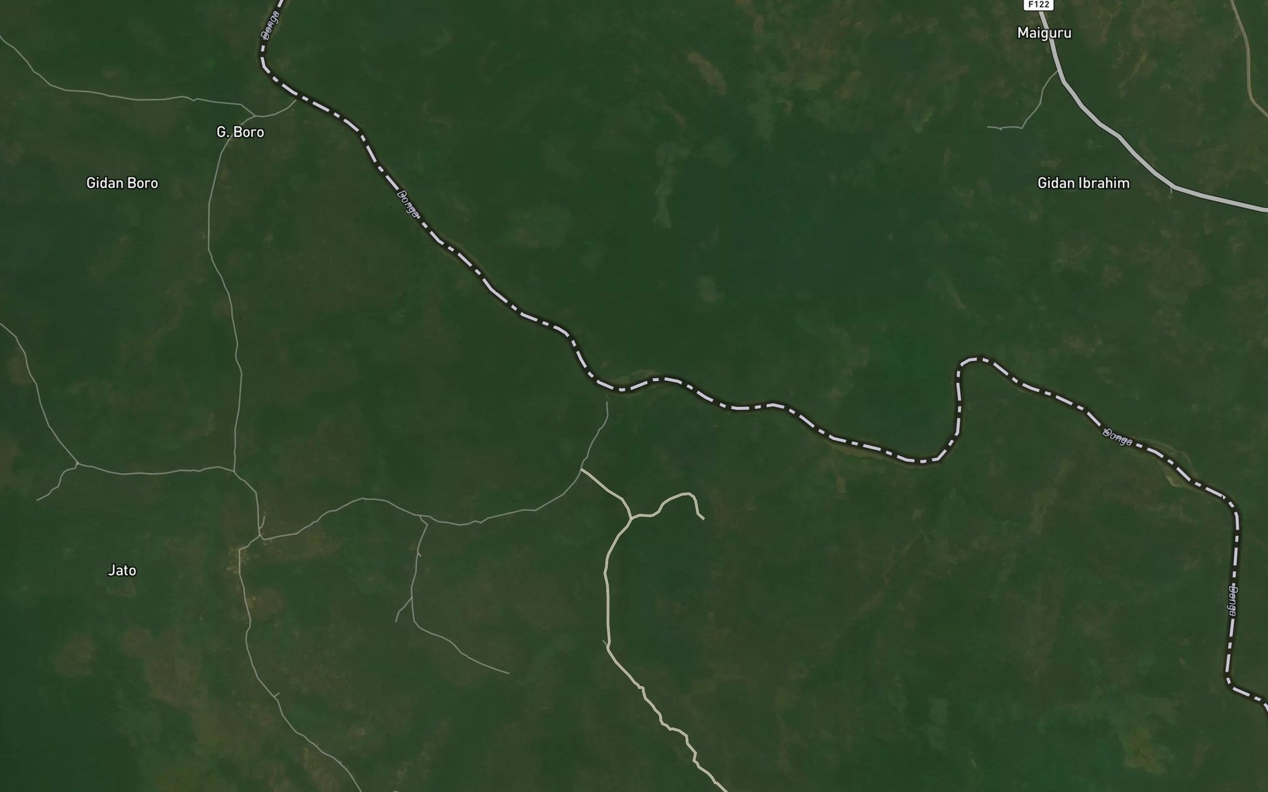 Satellite map of the Mbuwa