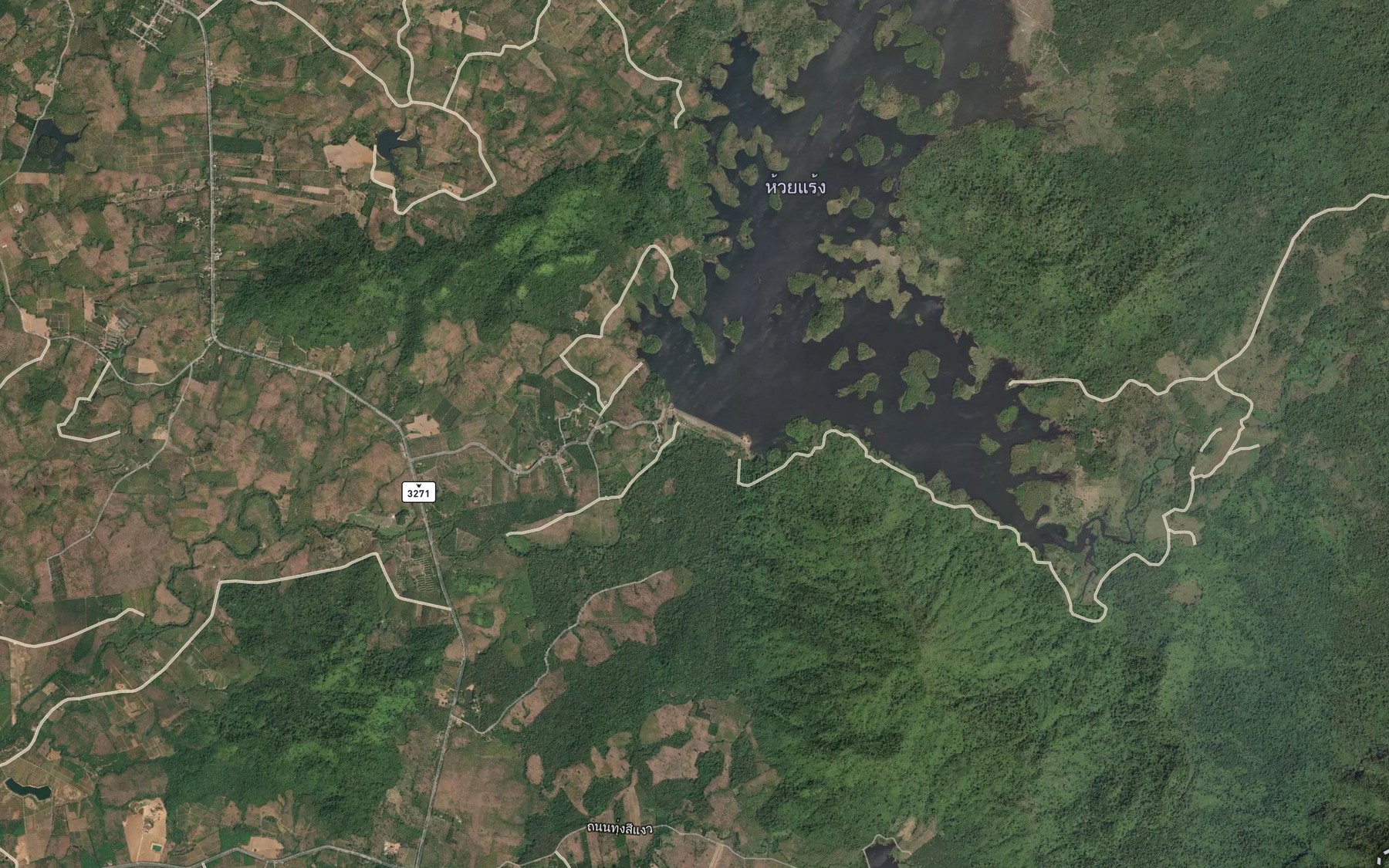Satellite map of the Khlong Pun Piak
