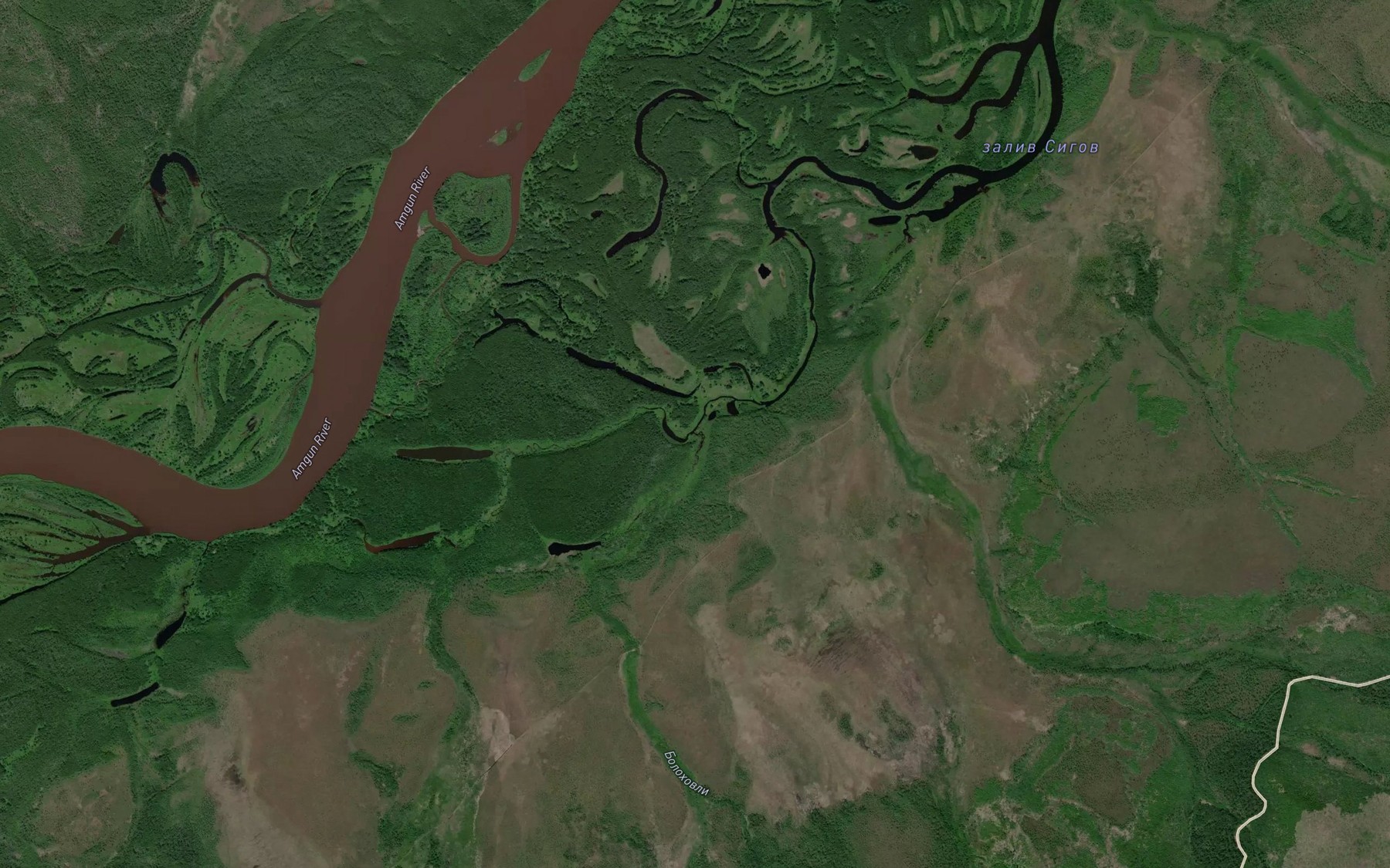 Satellite map of the Bolokhovli