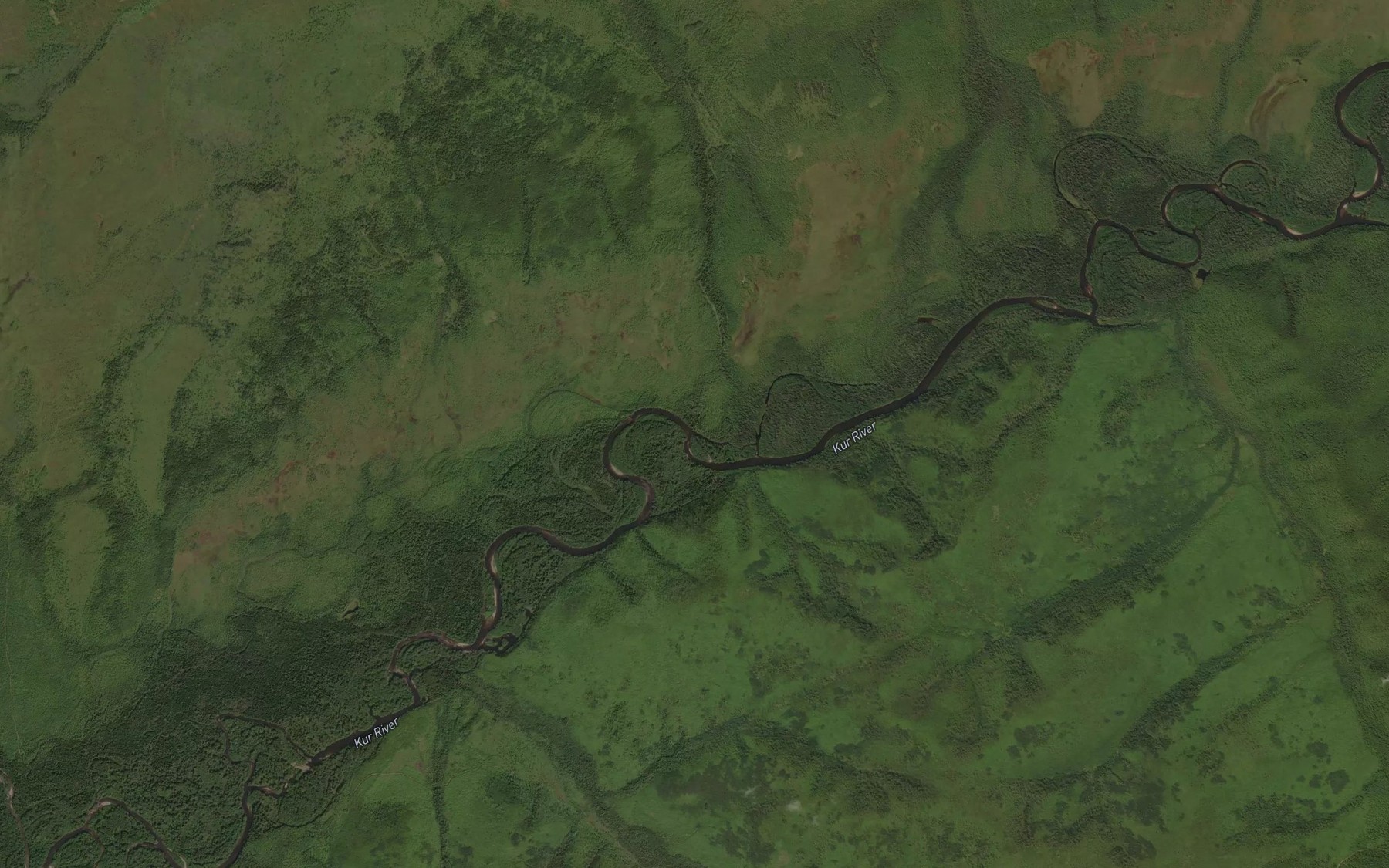Satellite map of the Dlinnyy