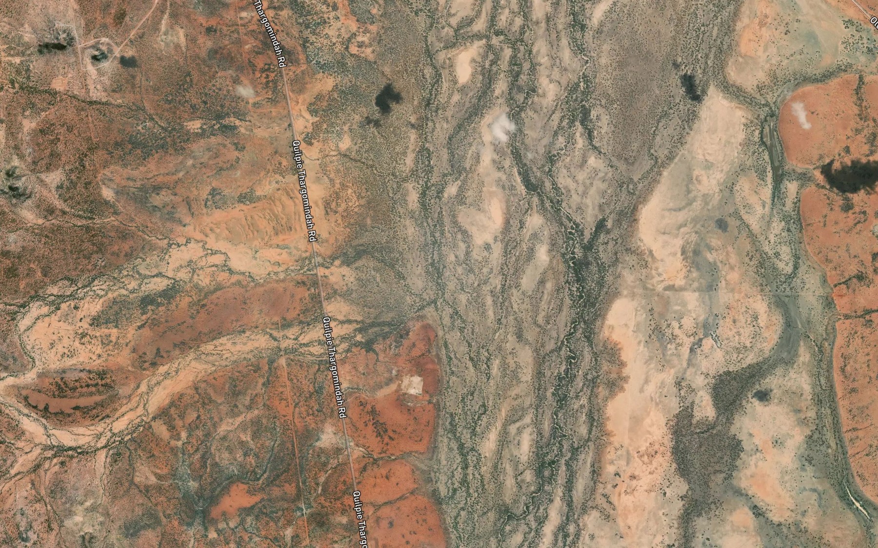 Satellite map of the Cooleyeranna Creek