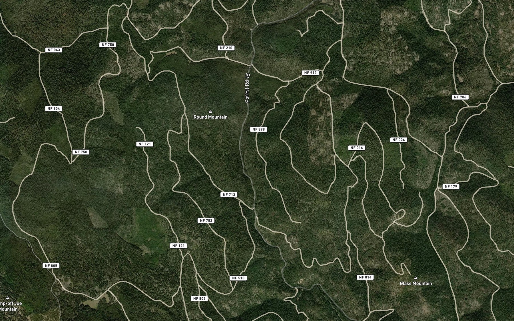 Satellite map of the Loperfido Spring