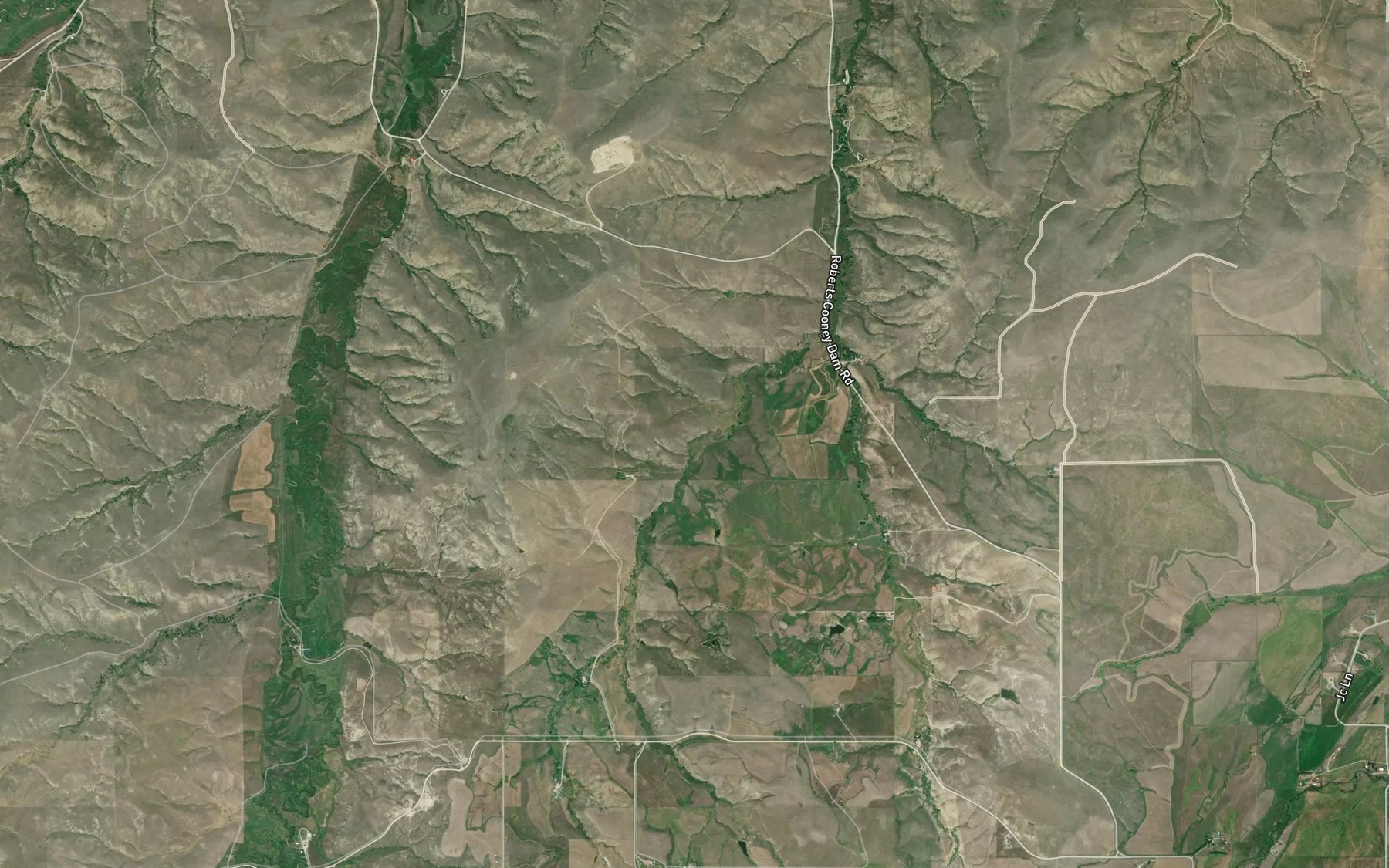 Satellite map of the Hokola Ditch