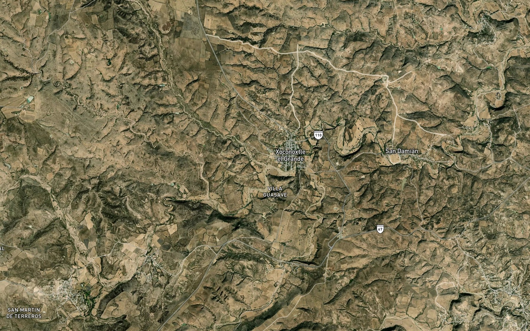 Satellite map of the Joconoxlito