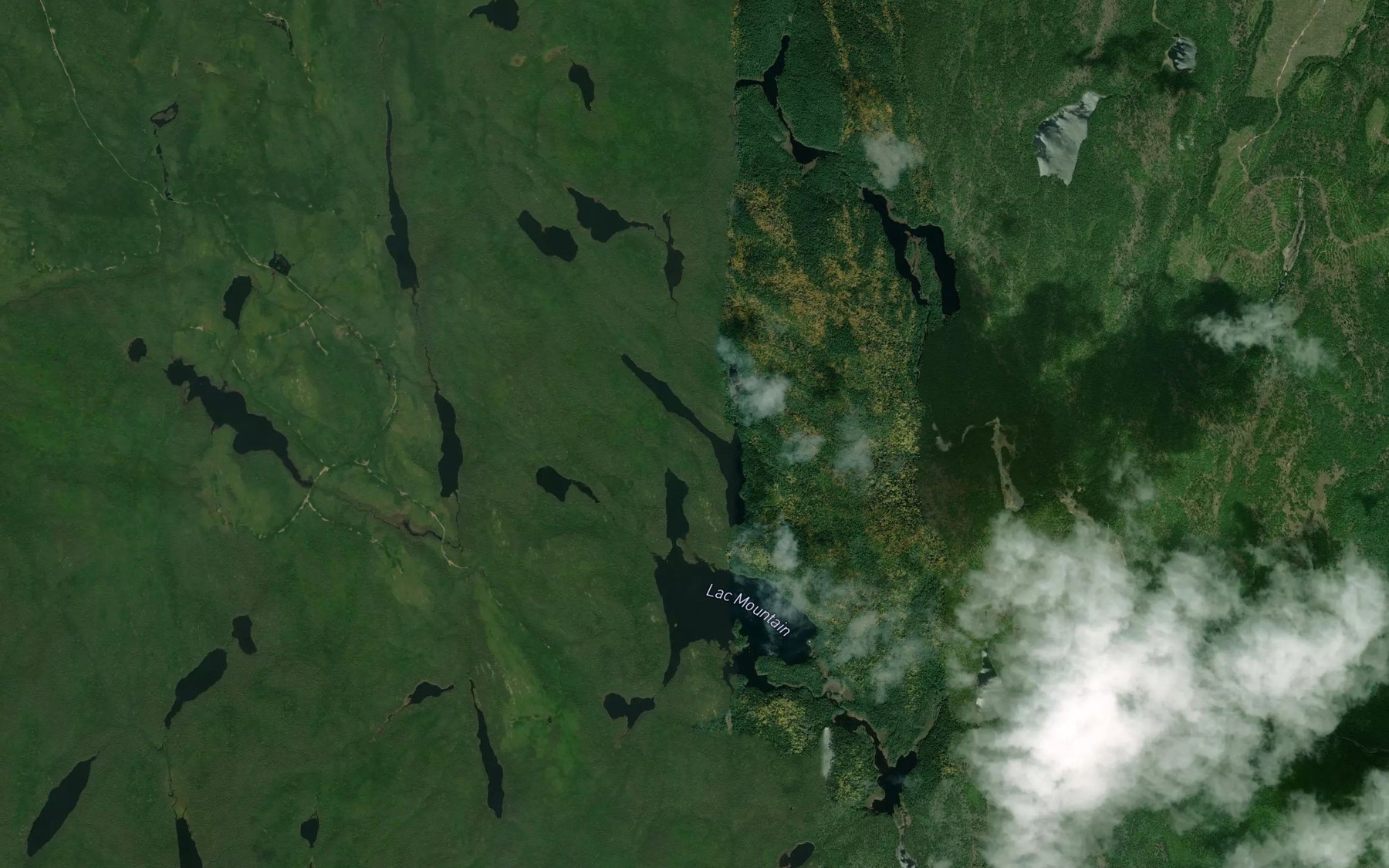 Satellite map of the Lac Florence