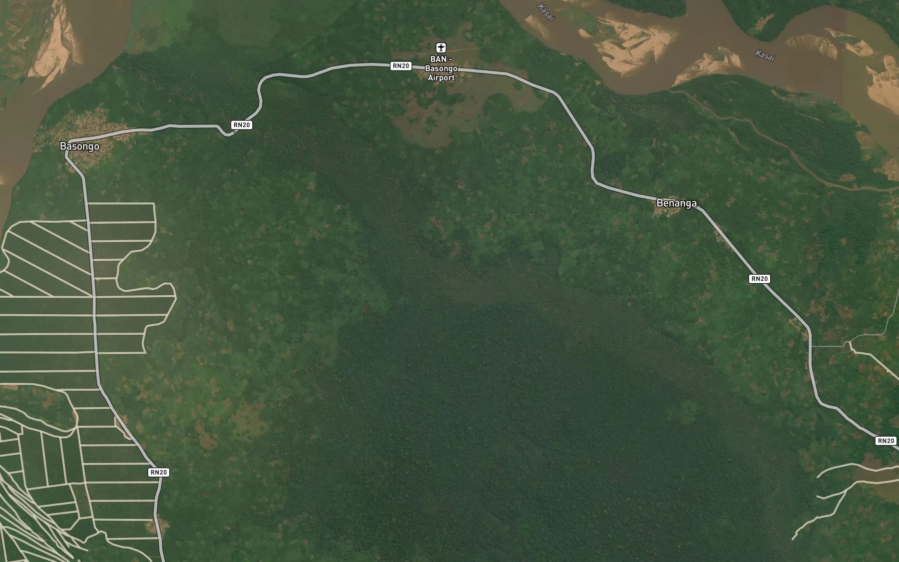 Satellite map of the Bwenaku