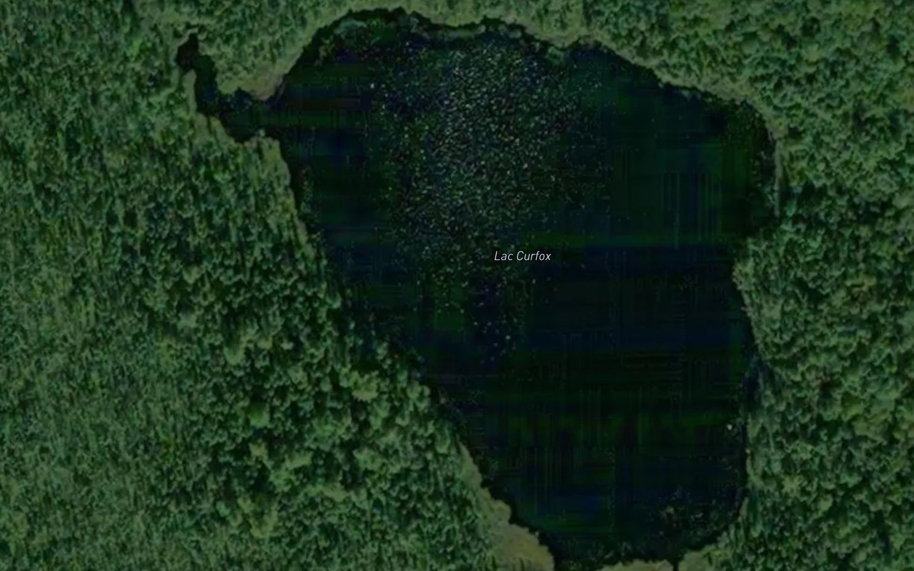 Satellite map of the Lac Curfox
