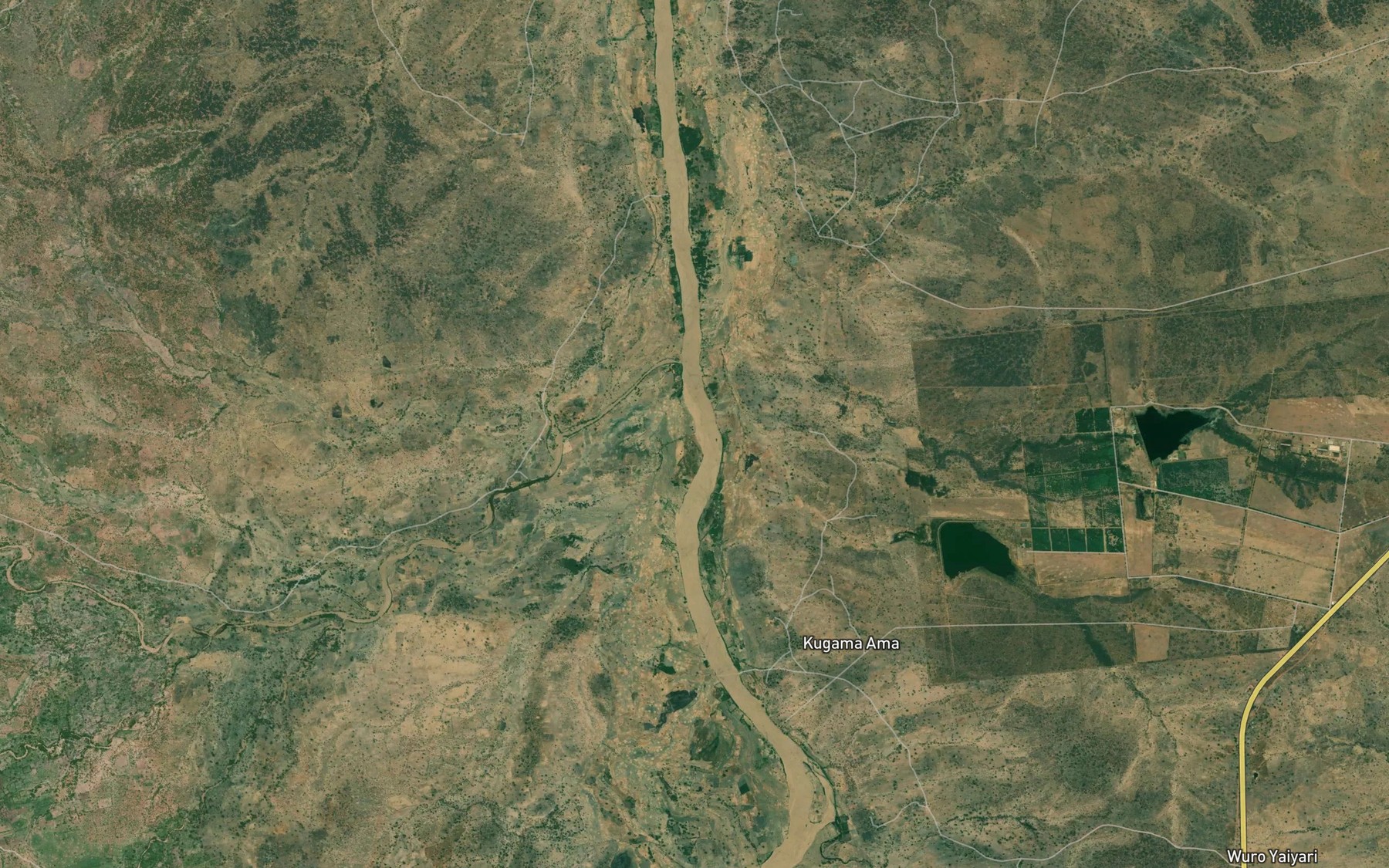 Satellite map of the Mayo Ndiyam Dadi