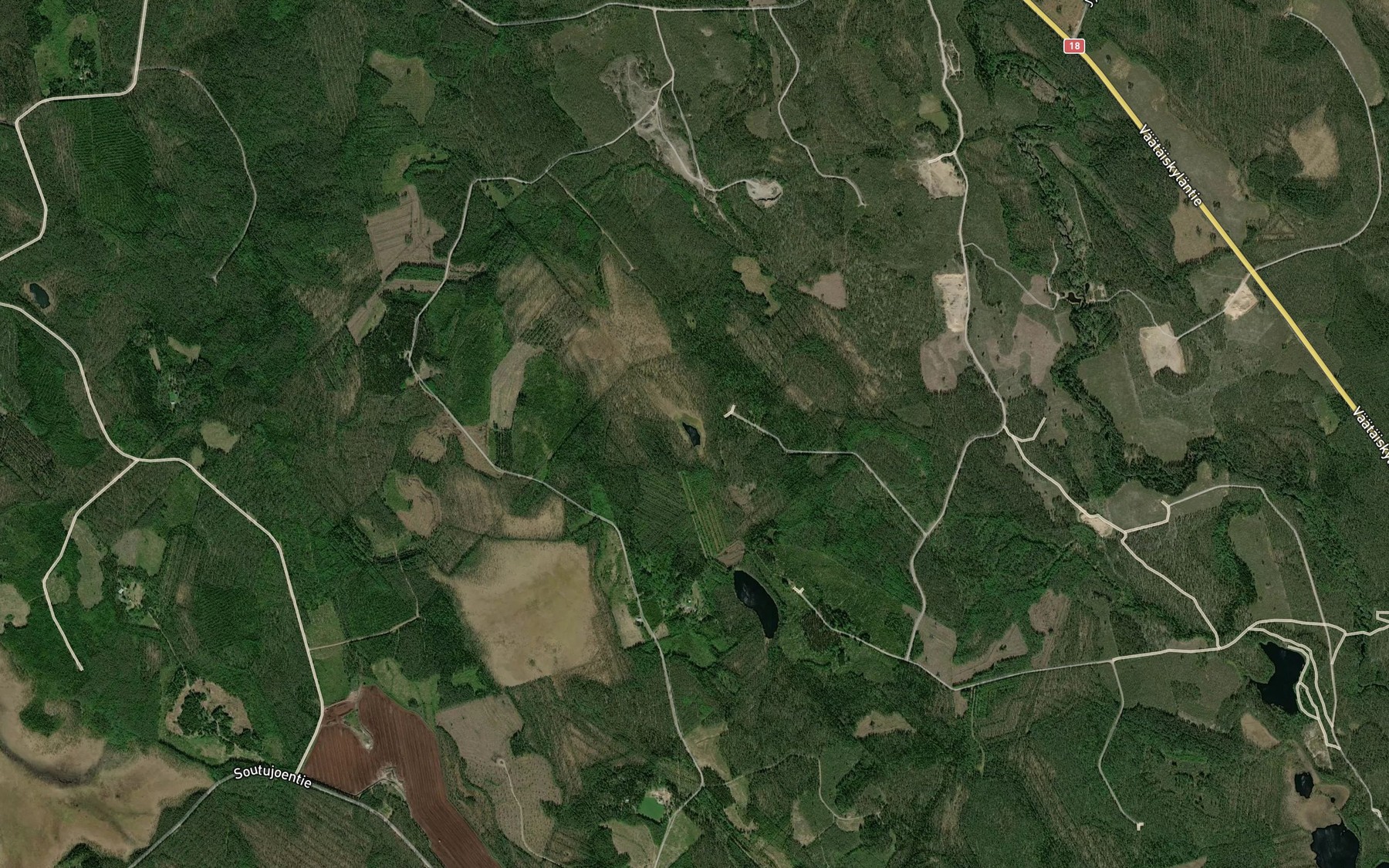 Satellite map of the Pieni Korpilampi