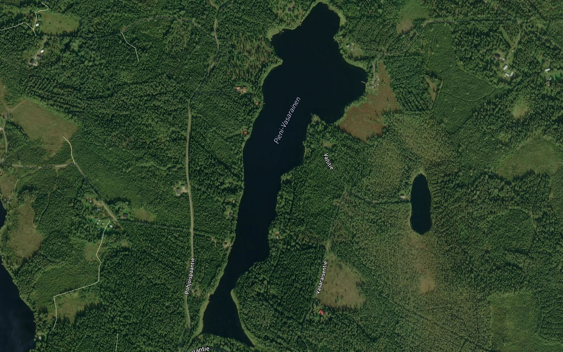 Satellite map of the Pieni-Vasarainen