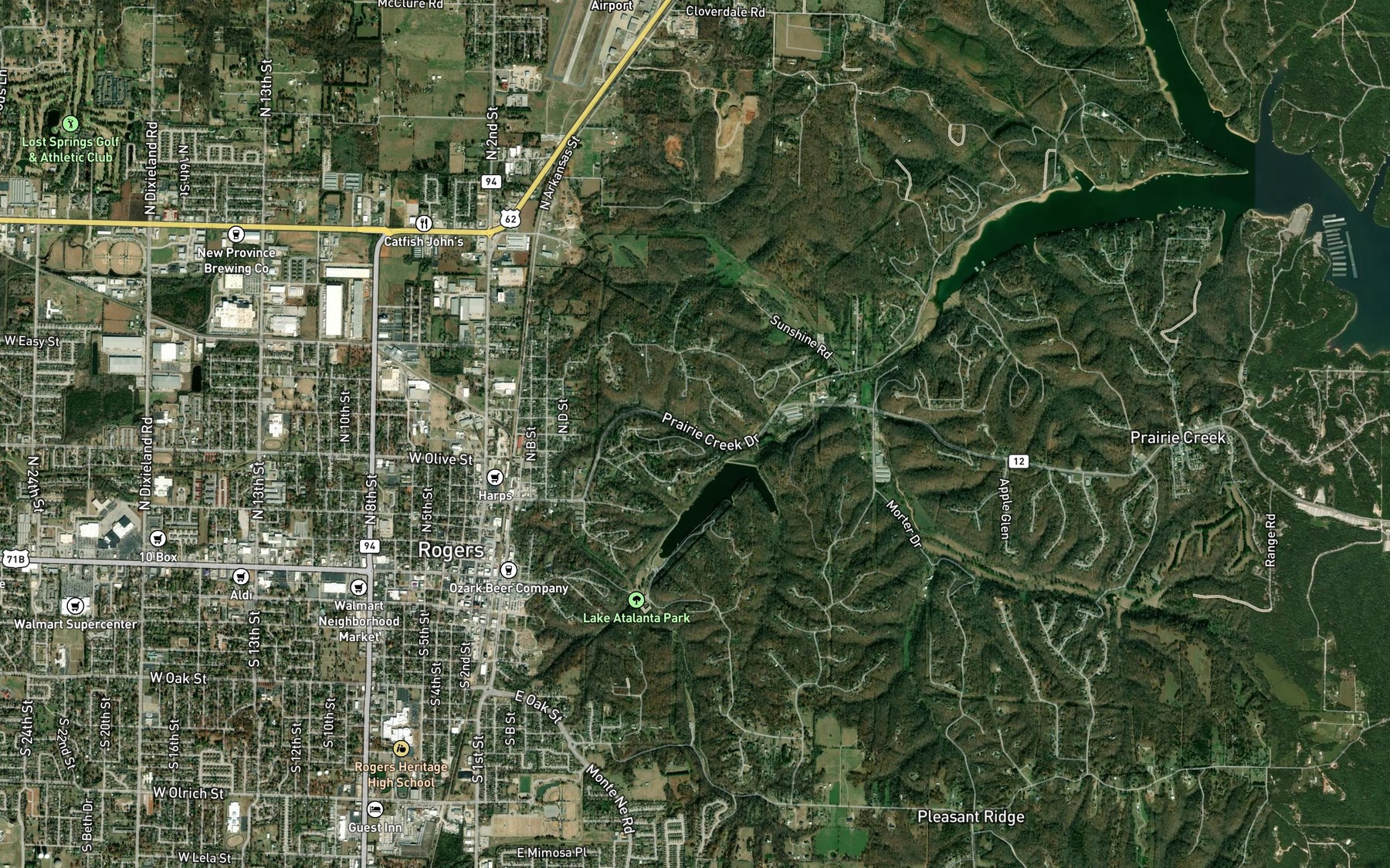 Satellite map of the Electric Springs