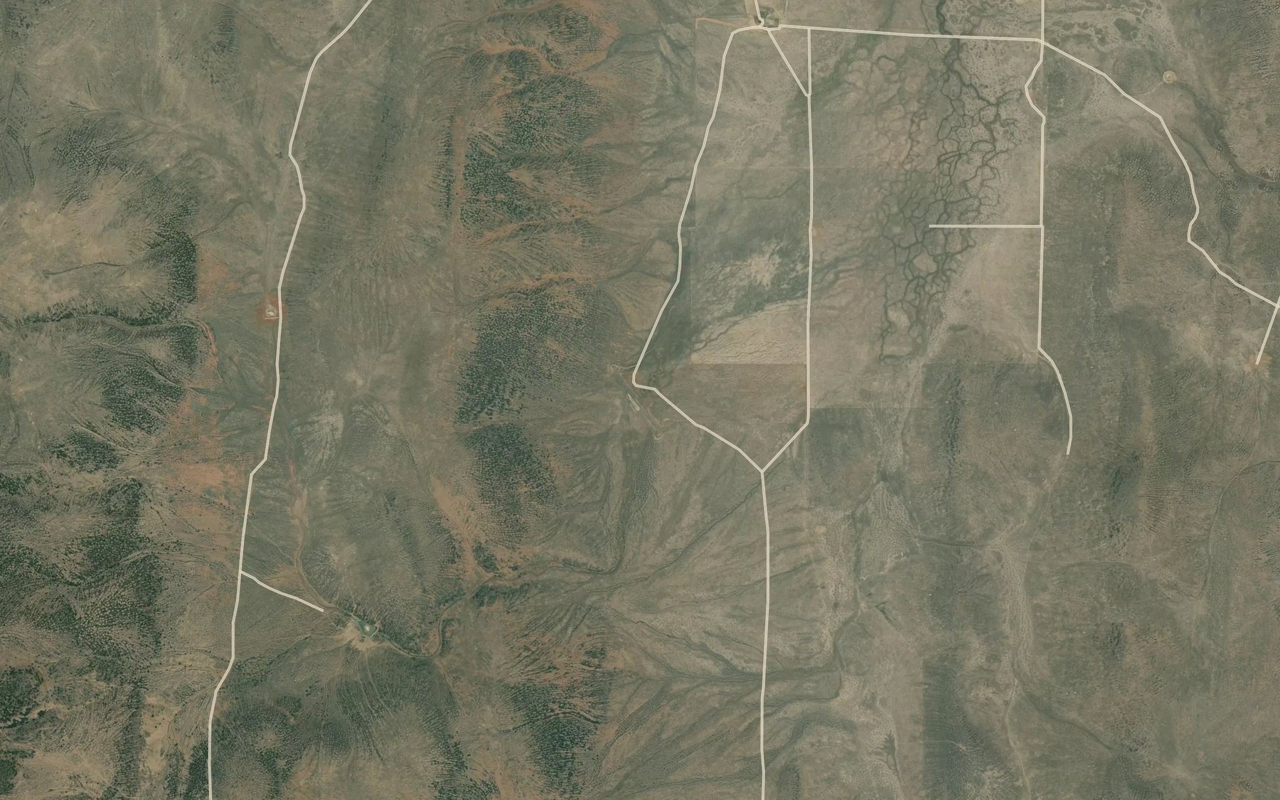 Satellite map of the Palmer Reservoir