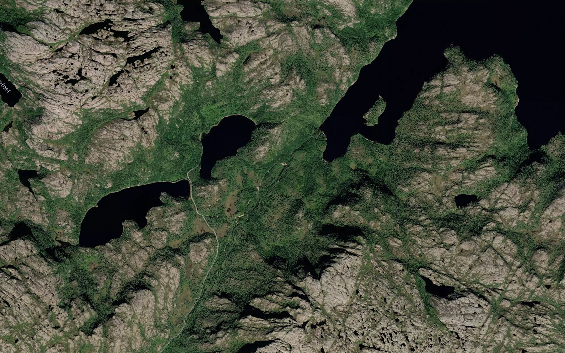 Satellite map of the Anbudalselva