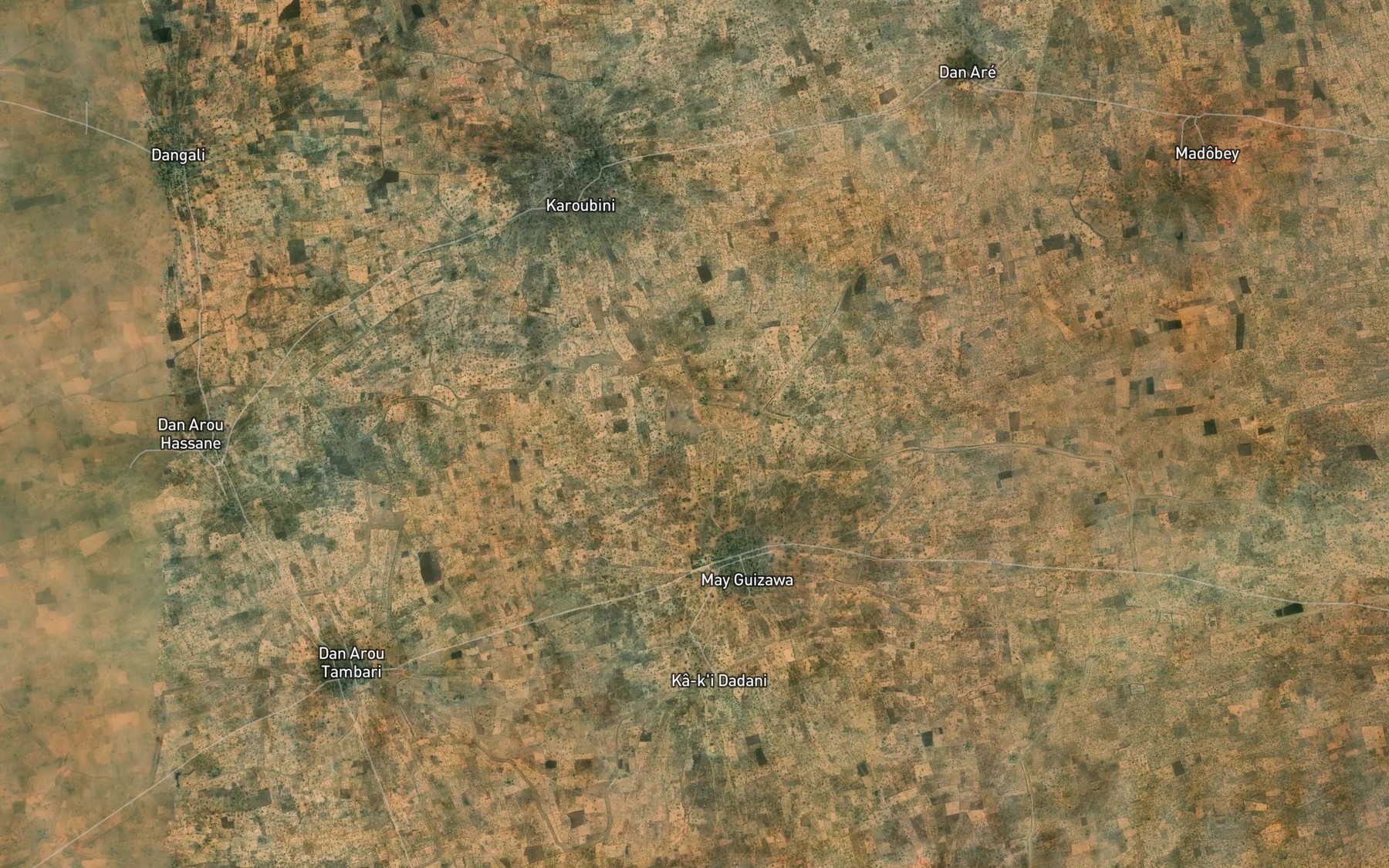 Satellite map of the Kandami