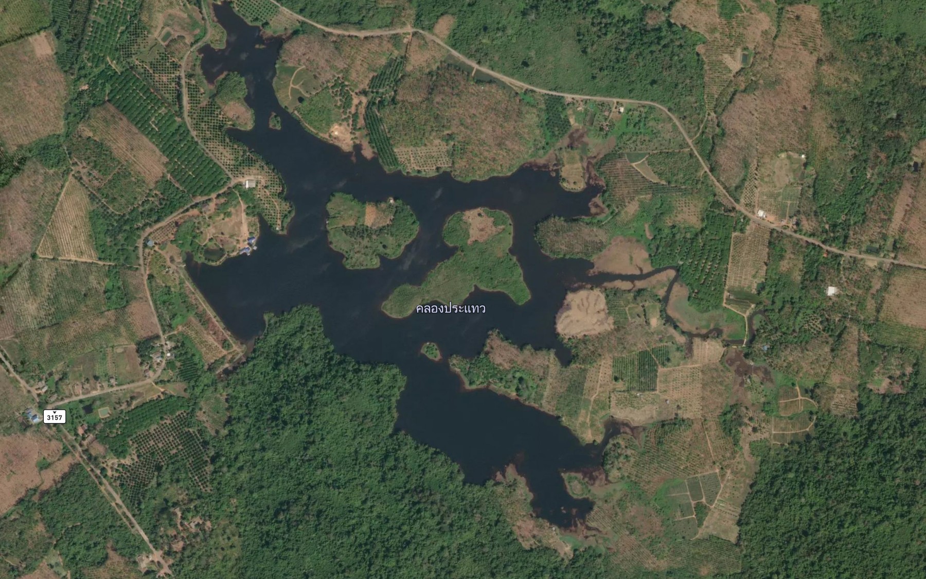 Satellite map of the Ang Kep Nam Khlong Pra Dao
