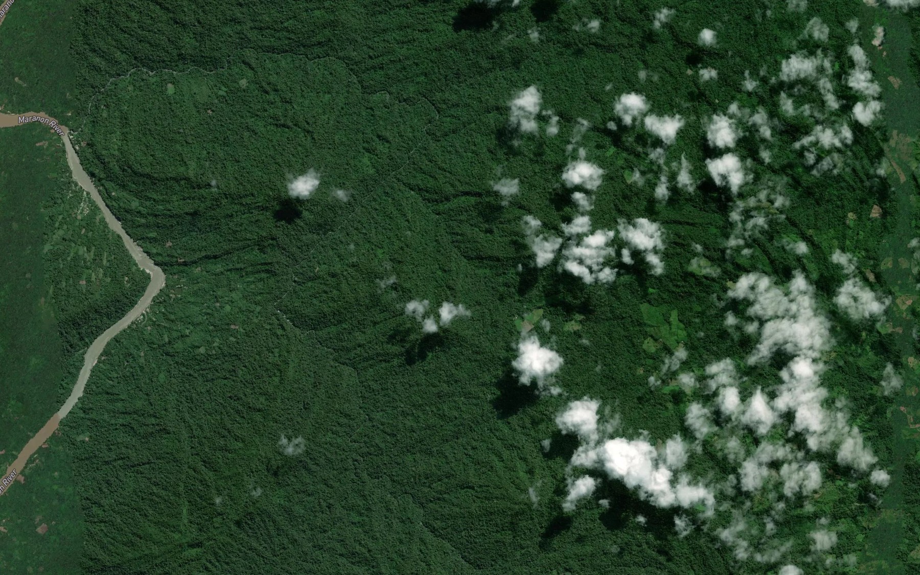 Satellite map of the Rio Choropiza