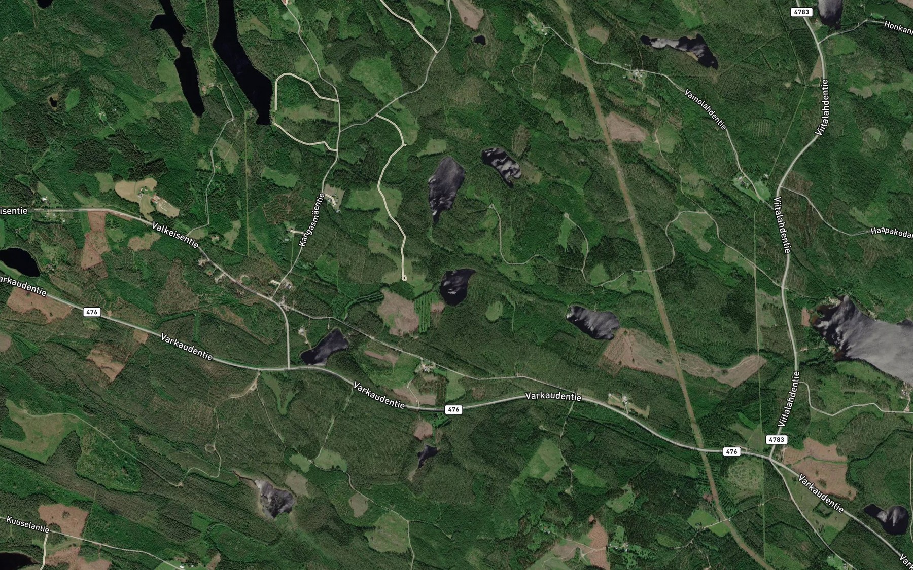 Satellite map of the Keski-Vainolampi