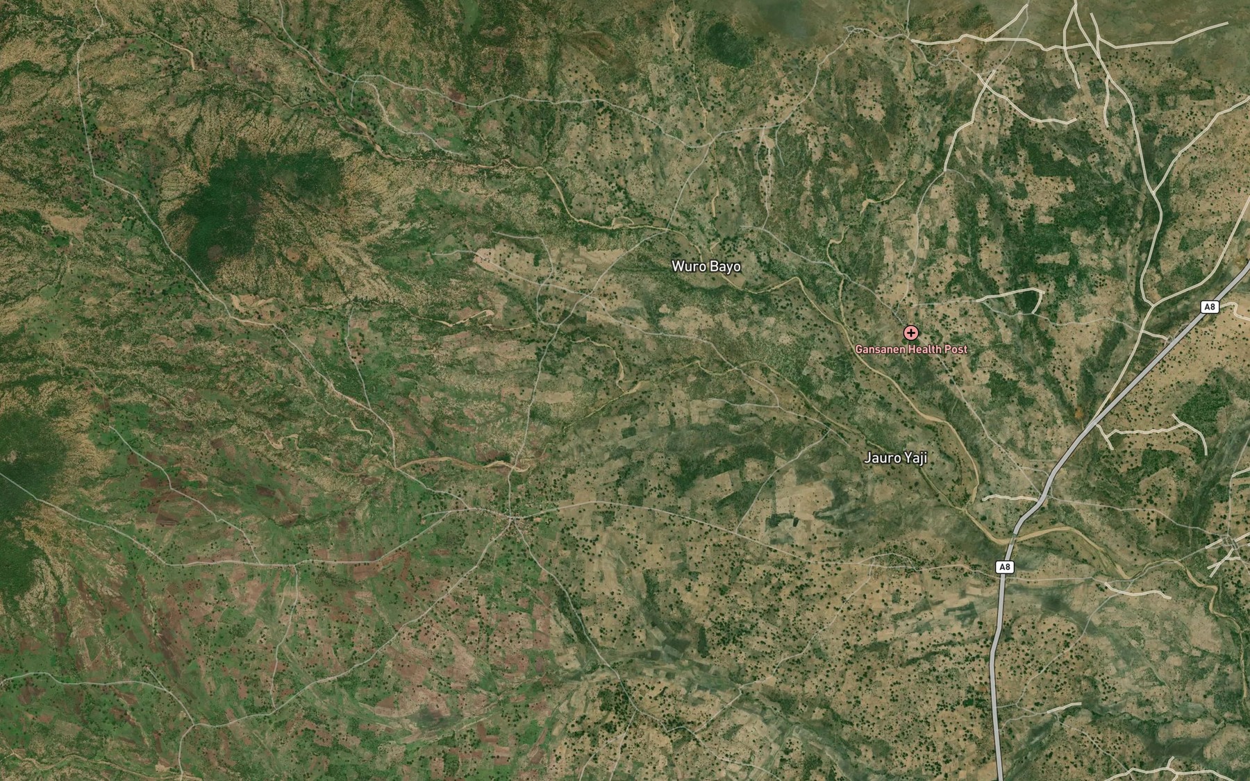Satellite map of the RiverLoka