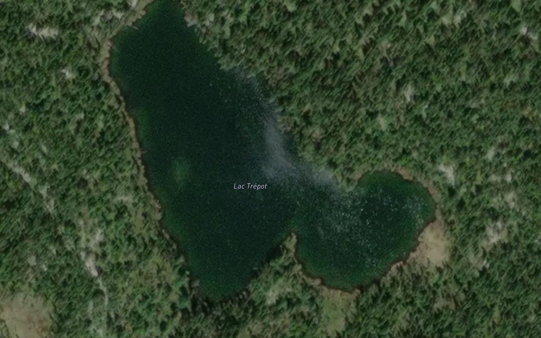Satellite map of the Lac Trepot