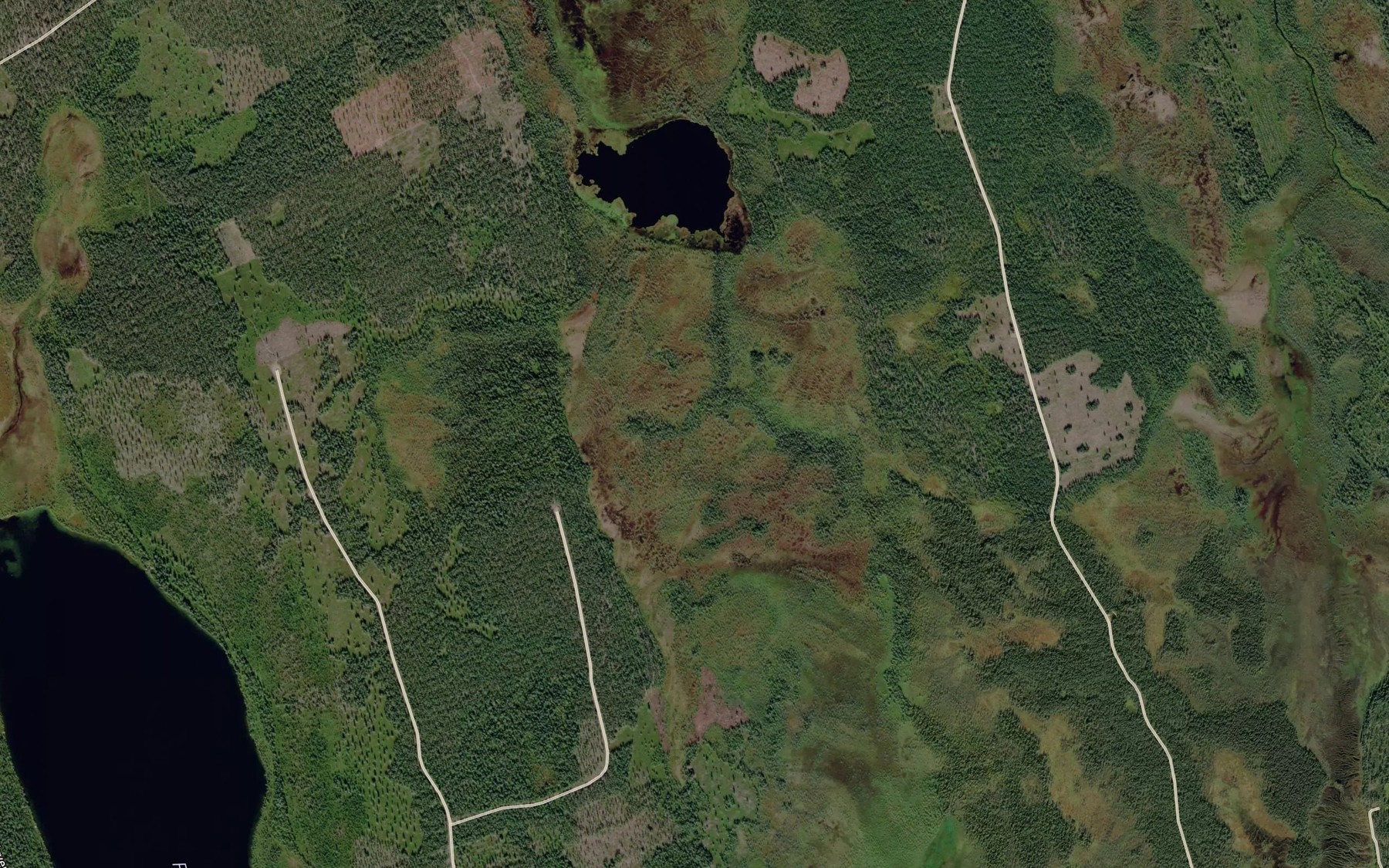 Satellite map of the Yli Kortejarvi