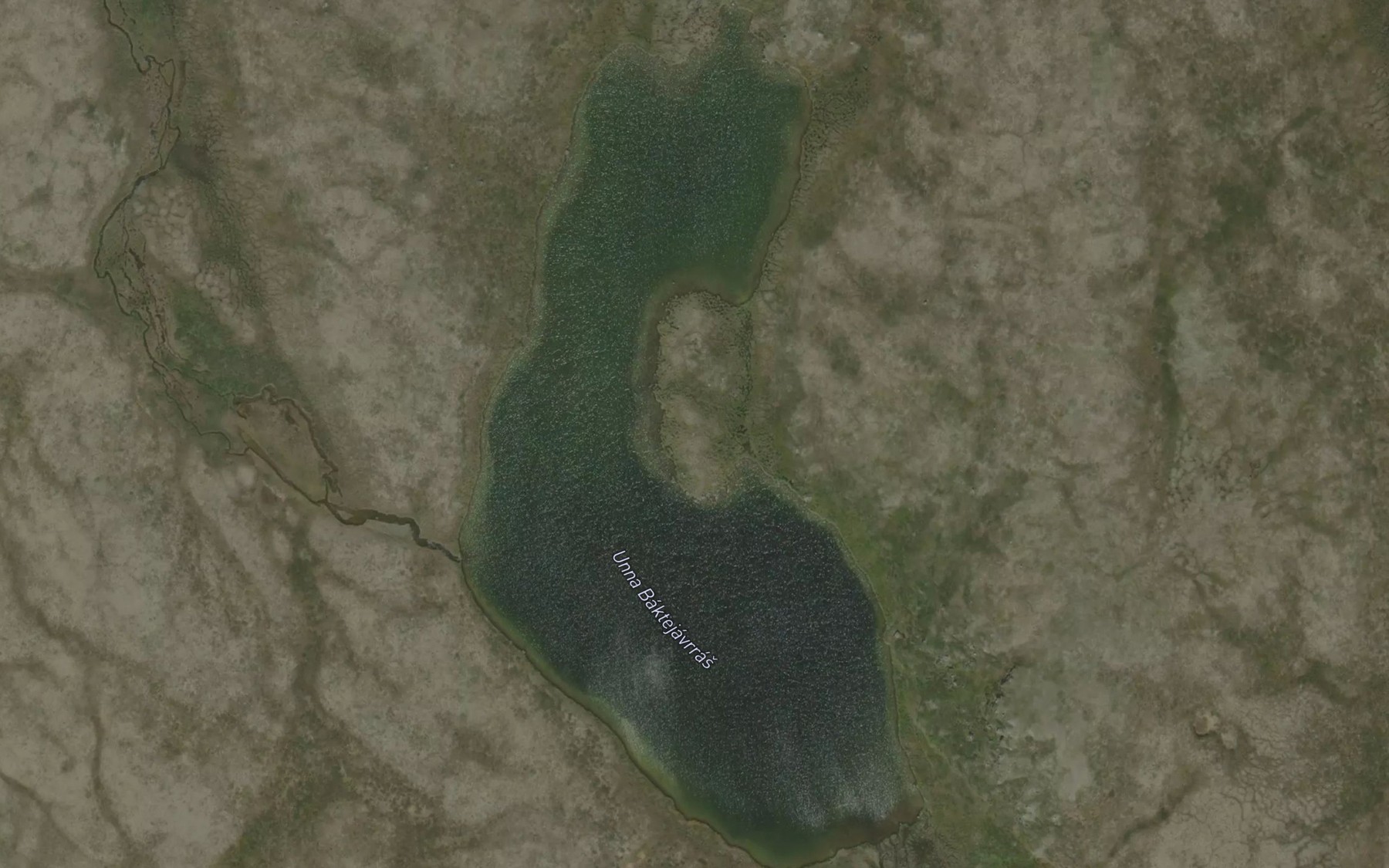 Satellite map of the Baktejavras,unna