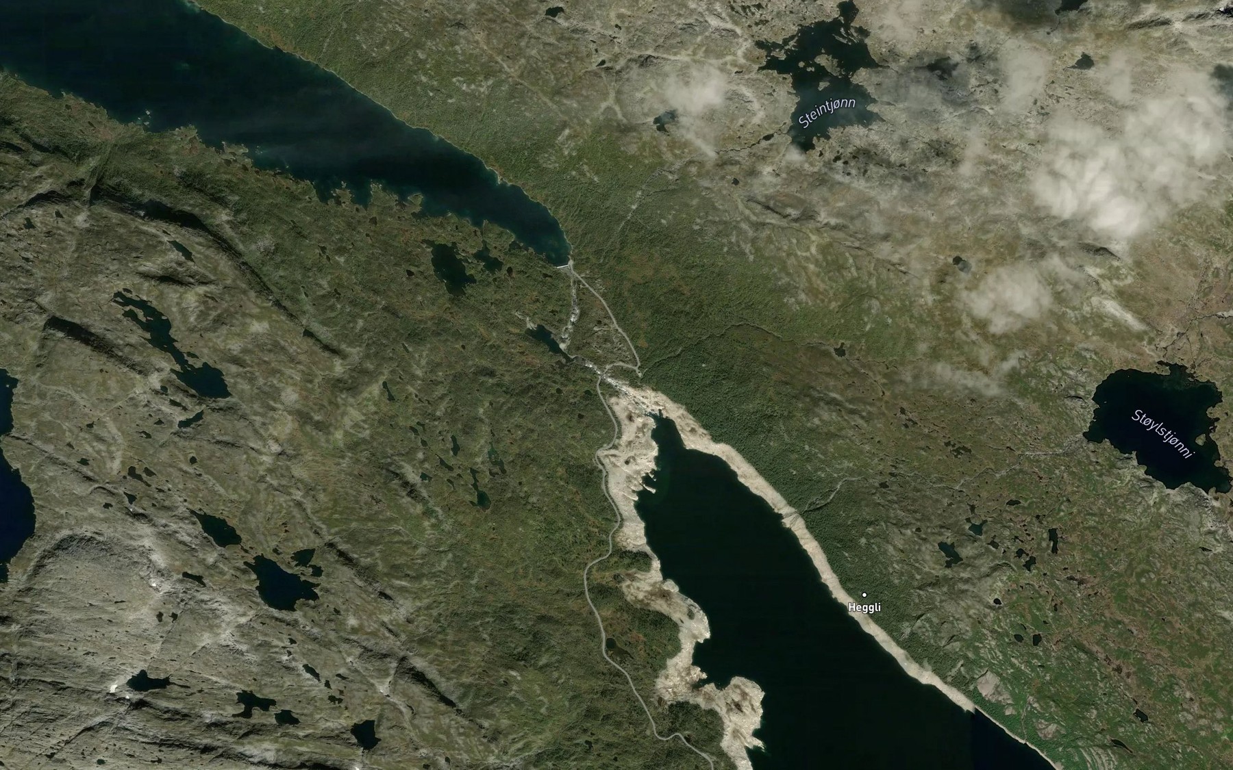 Satellite map of the Salestogani