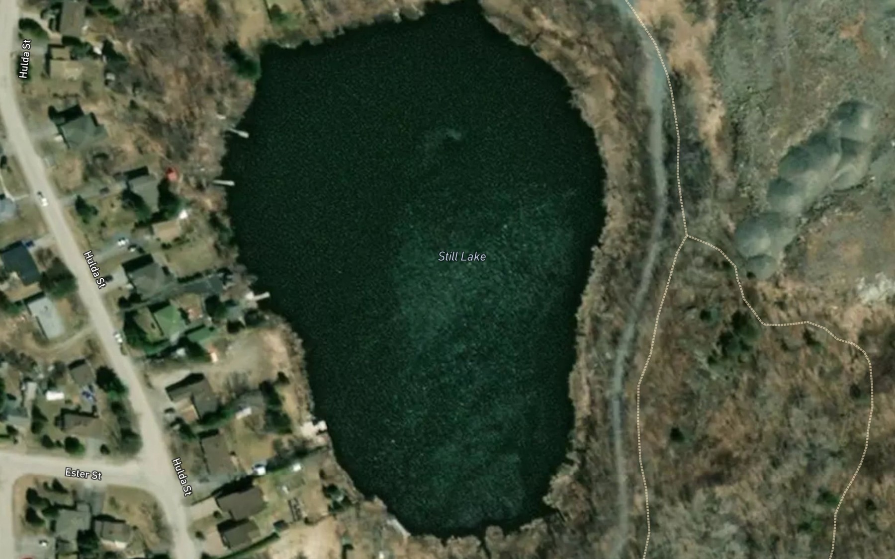 Satellite map of the Still Lake