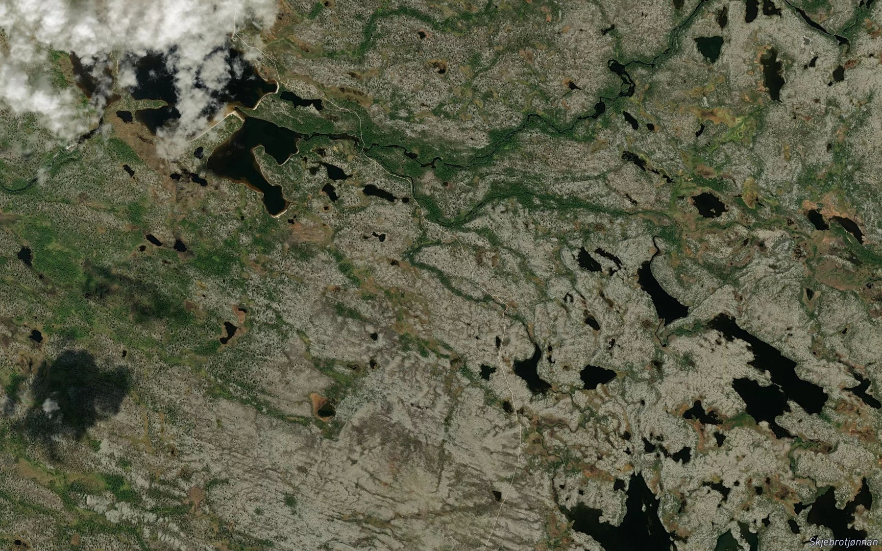 Satellite map of the Volsjobekken