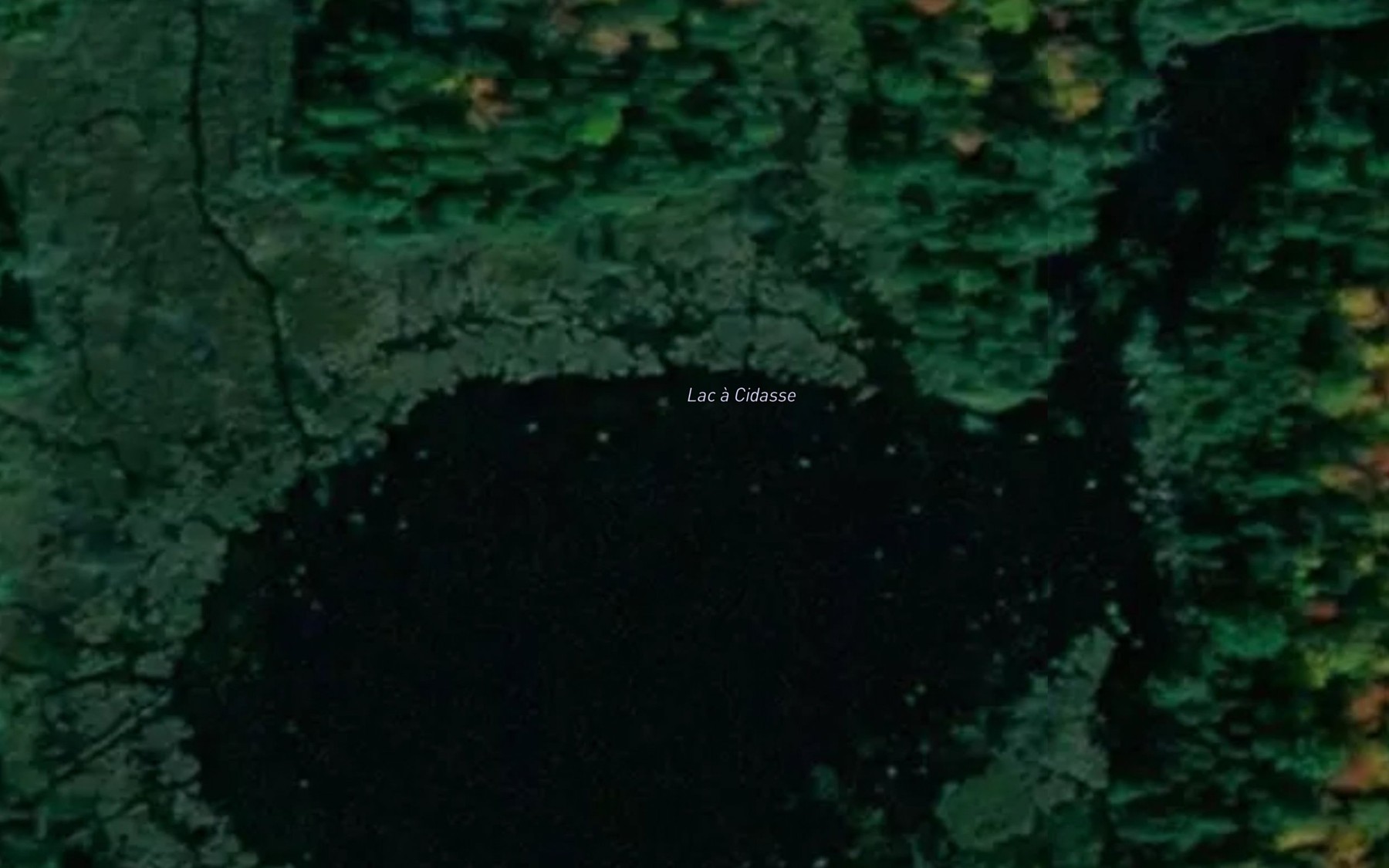 Satellite map of the Lac a Cidasse