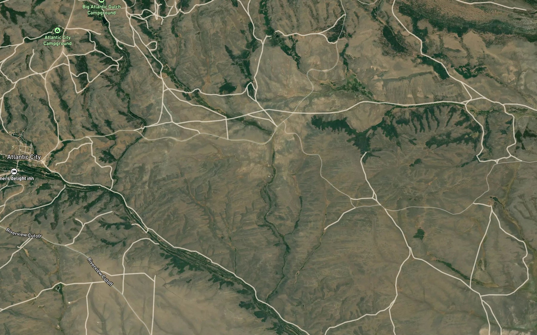 Satellite map of the McTurk Spring
