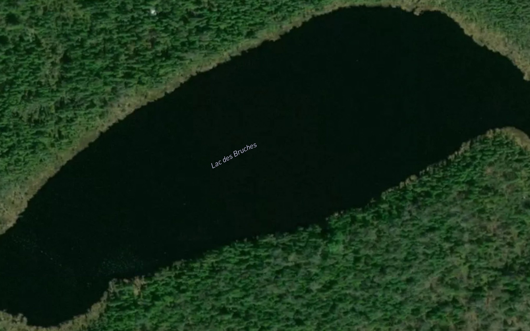 Satellite map of the Lac des Bruches