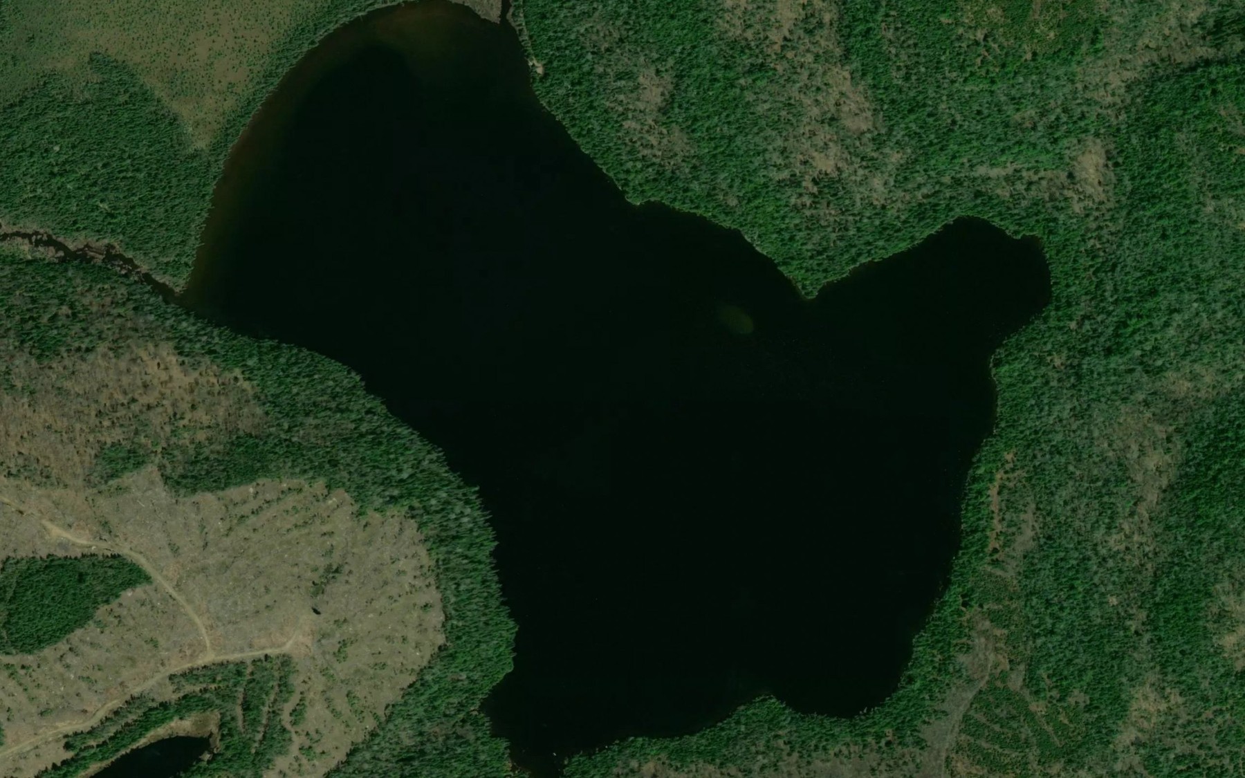 Satellite map of the Lac Parker