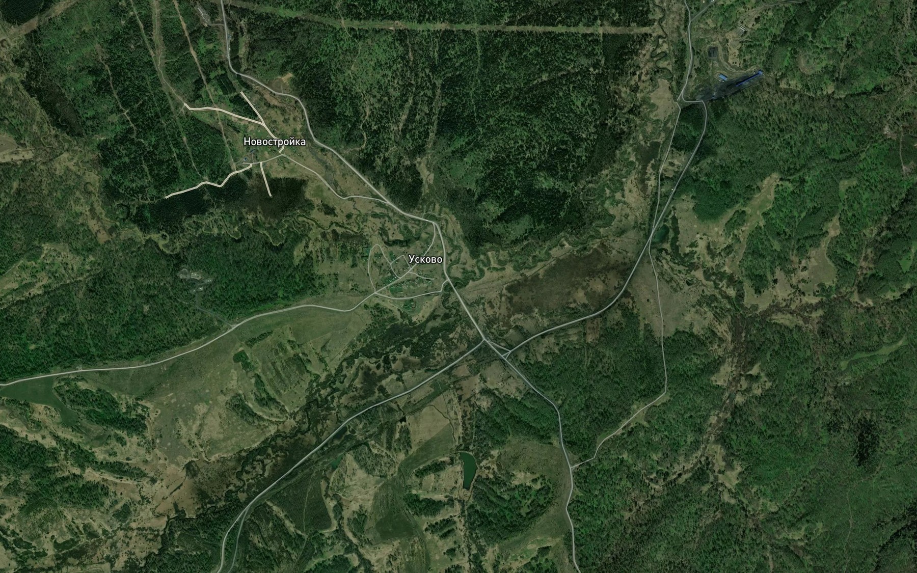 Satellite map of the Yelannyy Naryk