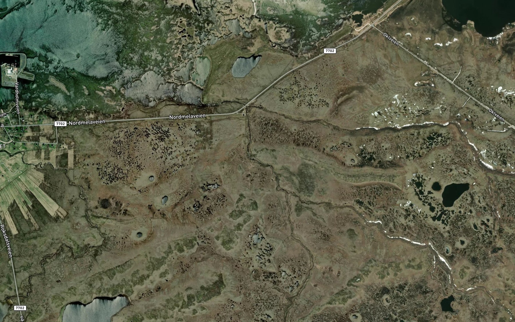 Satellite map of the Hektholelva