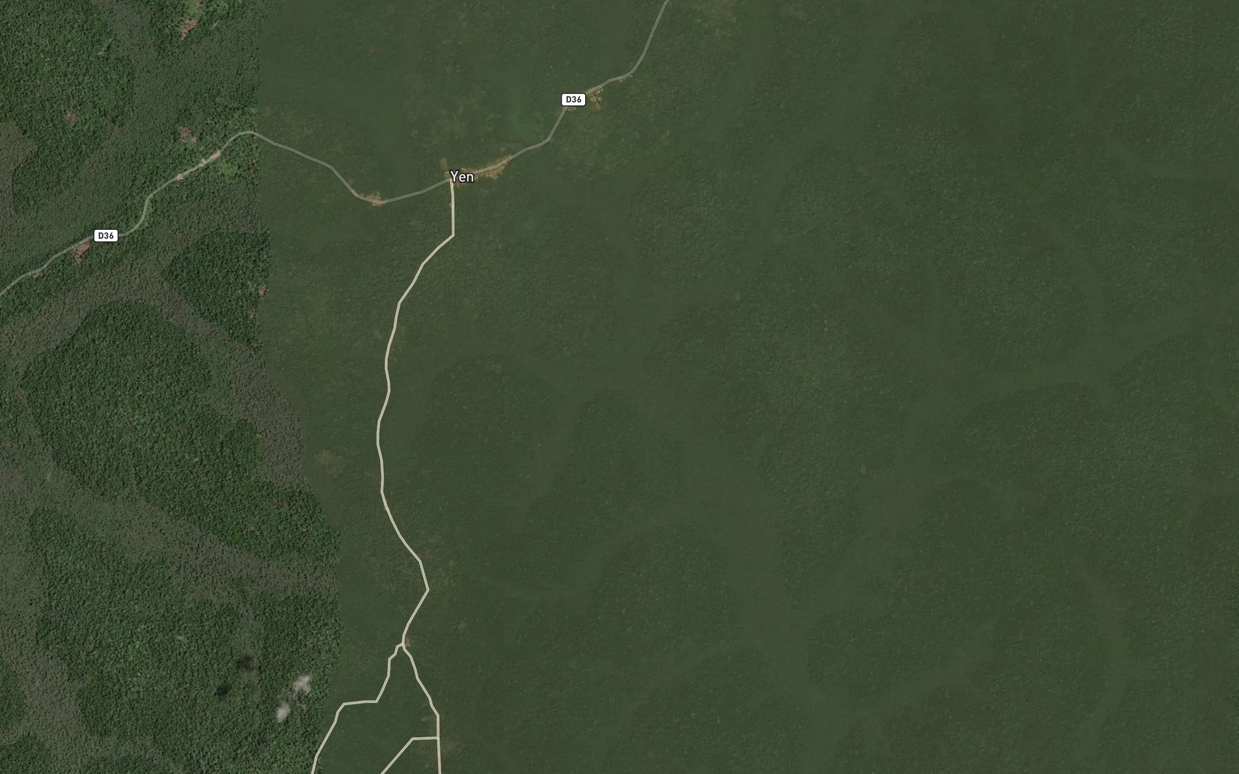 Satellite map of the Fabidou