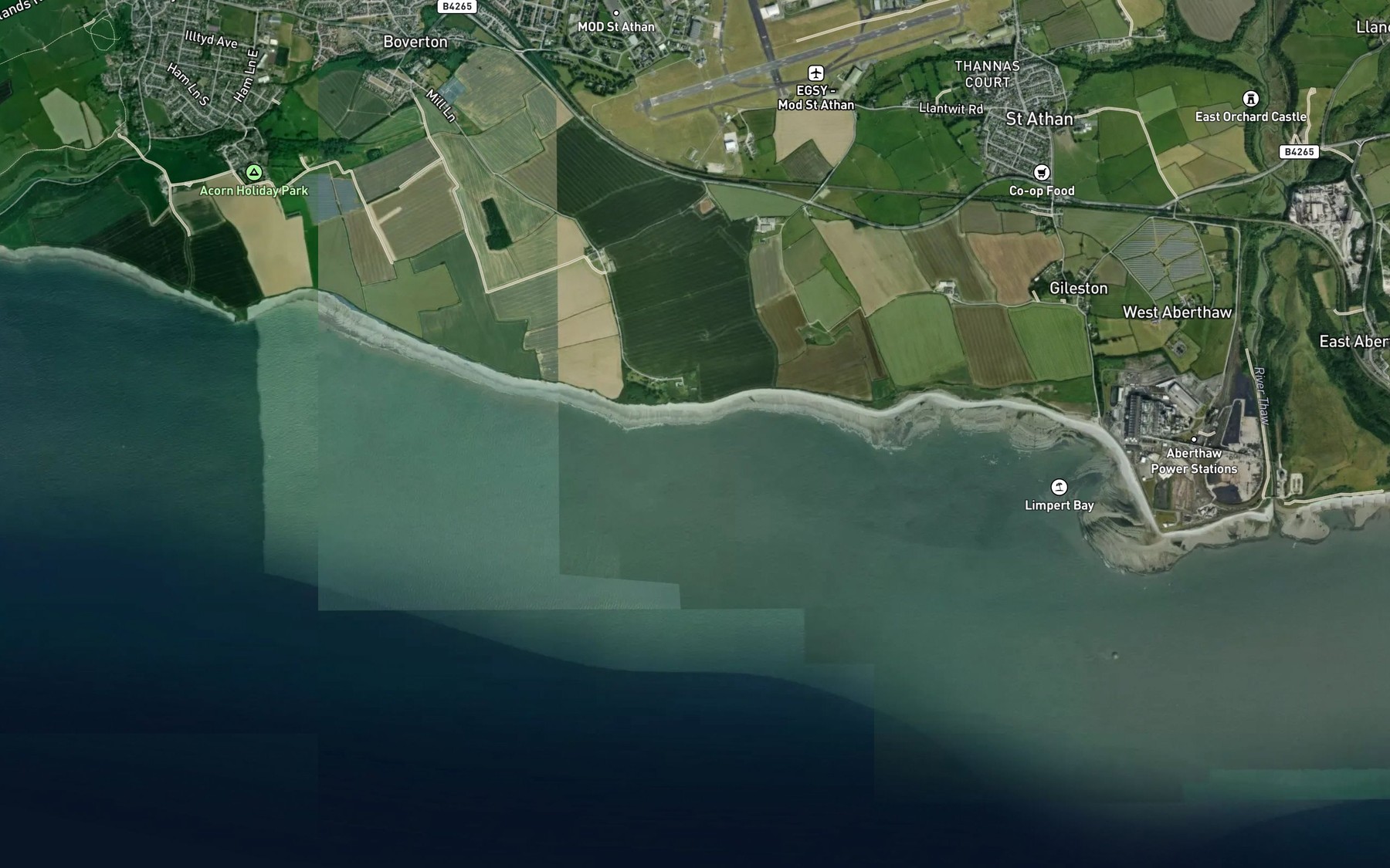 Satellite map of the Summerhouse Bay