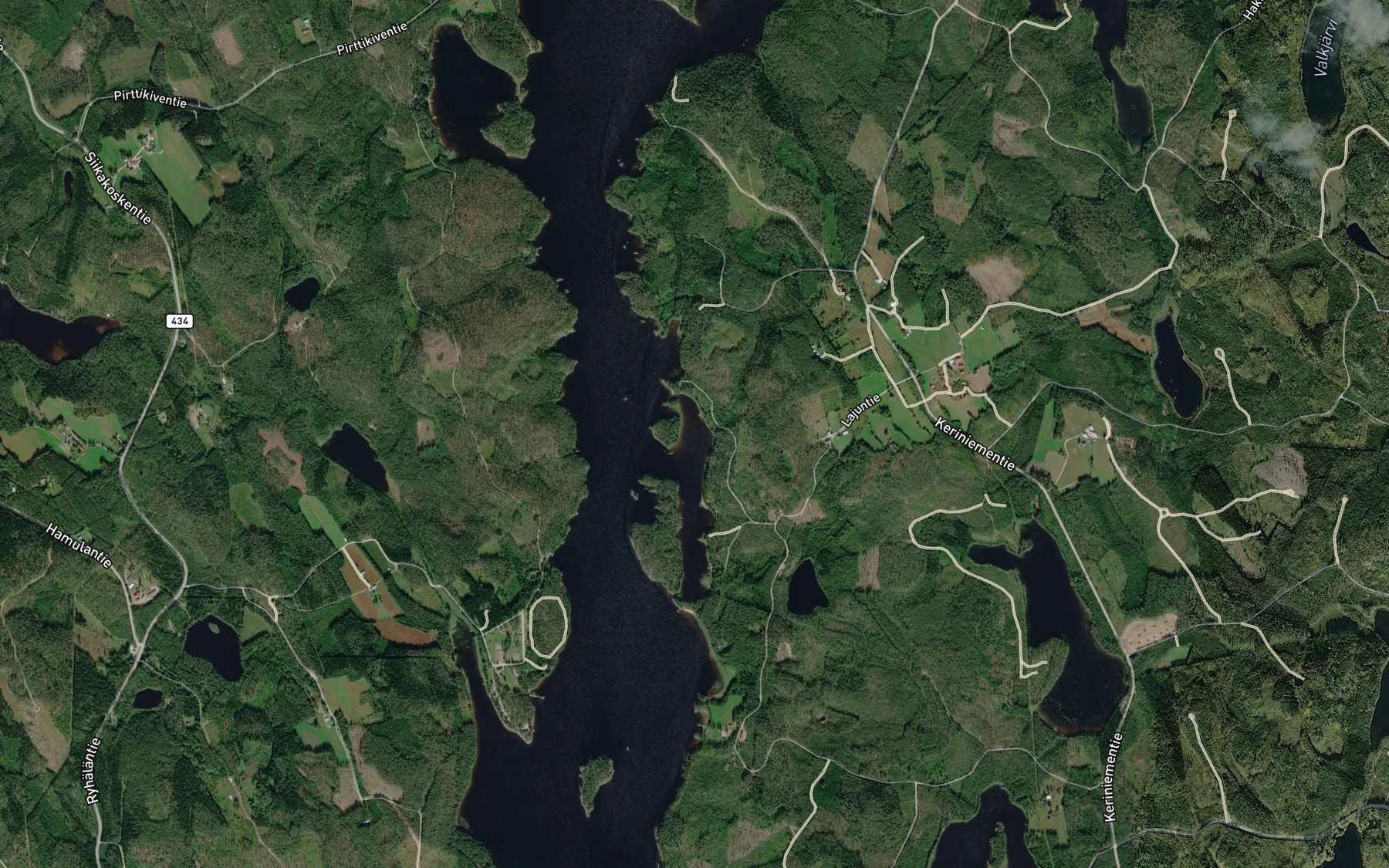 Satellite map of the Lapinpoukama